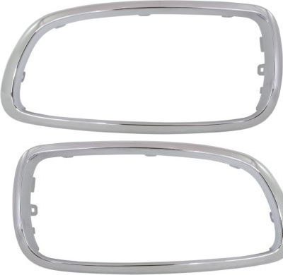 AM 7 SERIES 05-08 GRILLE MOLDING RH AND LH Chrome Outer trim frame SKU SET REPB071101 Partslink BM1212103 BM1213103 OEM 51137145739-51137145740