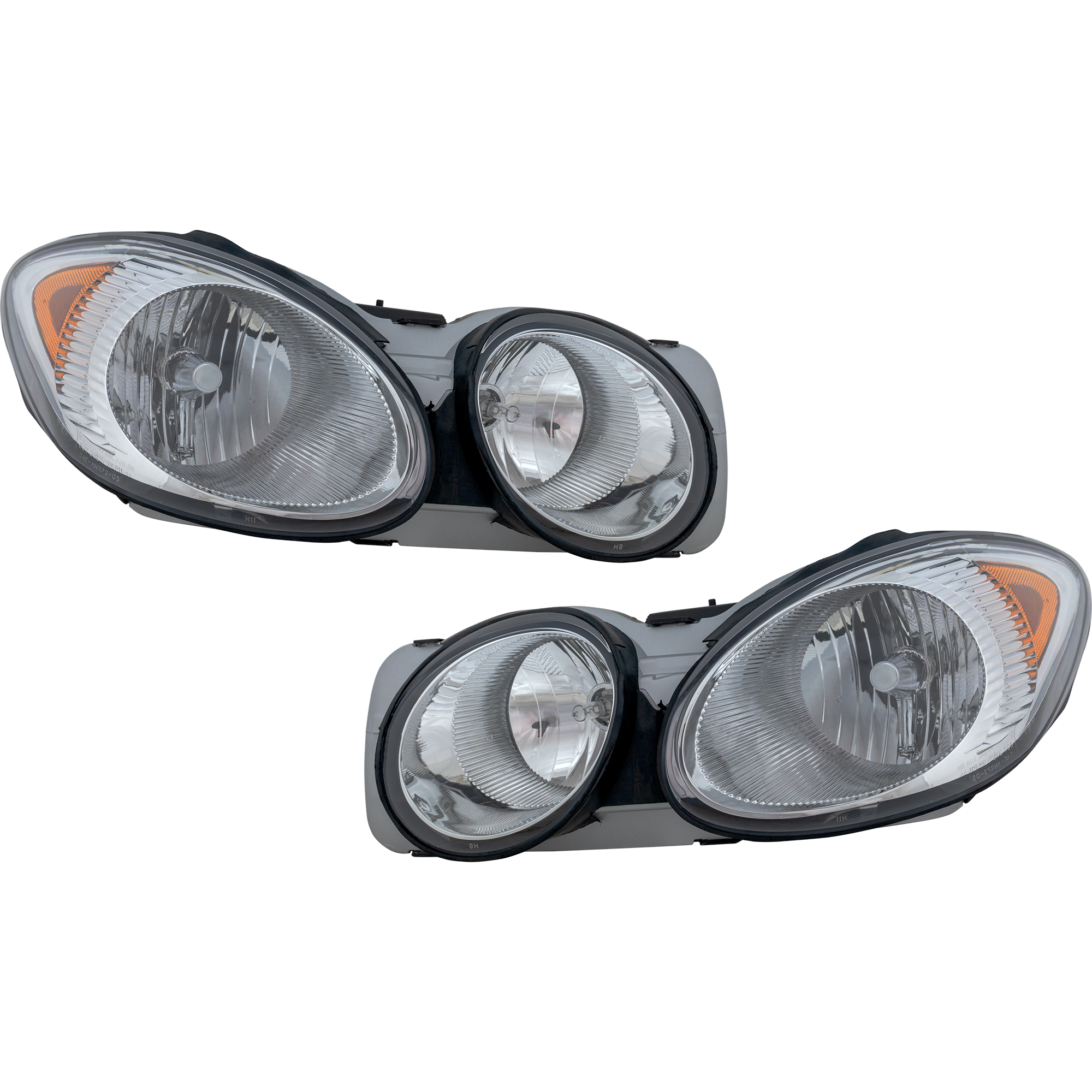 AM ALLURE LACROSSE 08-09 HEAD LAMP RH AND LH Assembly Halogen SKU SET REPB100107 Partslink GM2502341 GM2503341 OEM 25942064-25942065