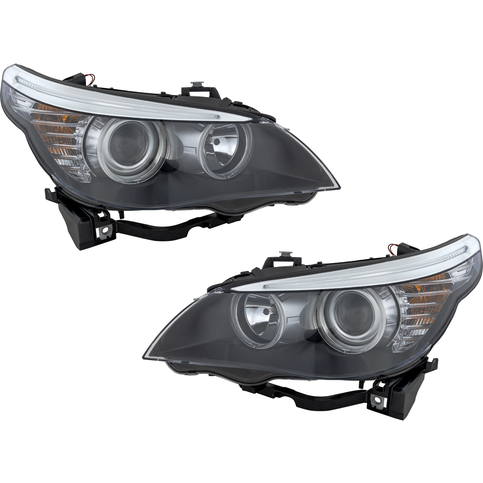 AM 5 SERIES 08-10 HEAD LAMP RH AND LH Assembly Halogen Sedan SKU SET REPB100155 Partslink BM2503142 BM2502142 OEM 63127177732-63127177731