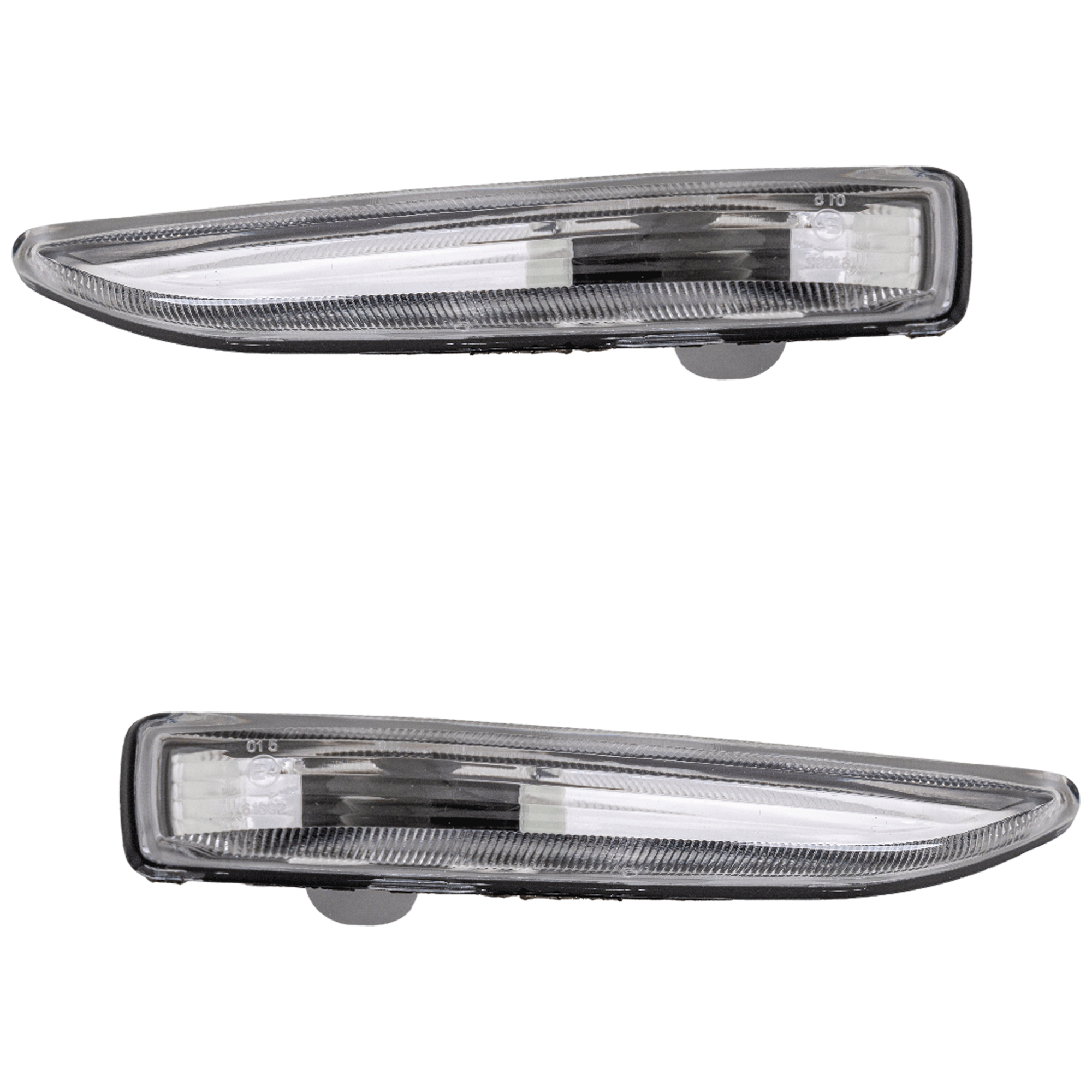 AM 7 SERIES 02-08 FRONT SIDE MARKER LAMP RH AND LH Lens and Housing Side Repeater White Turn Indicator SKU SET REPB104505U OEM 63137164757 PFM 63137164758 PF