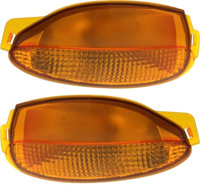 AM LESABRE 00-05 PARK LAMP RH AND LH Lens and Housing SKU SET REPB106303 Partslink GM2531122 GM2530122 OEM 10386586-10386585