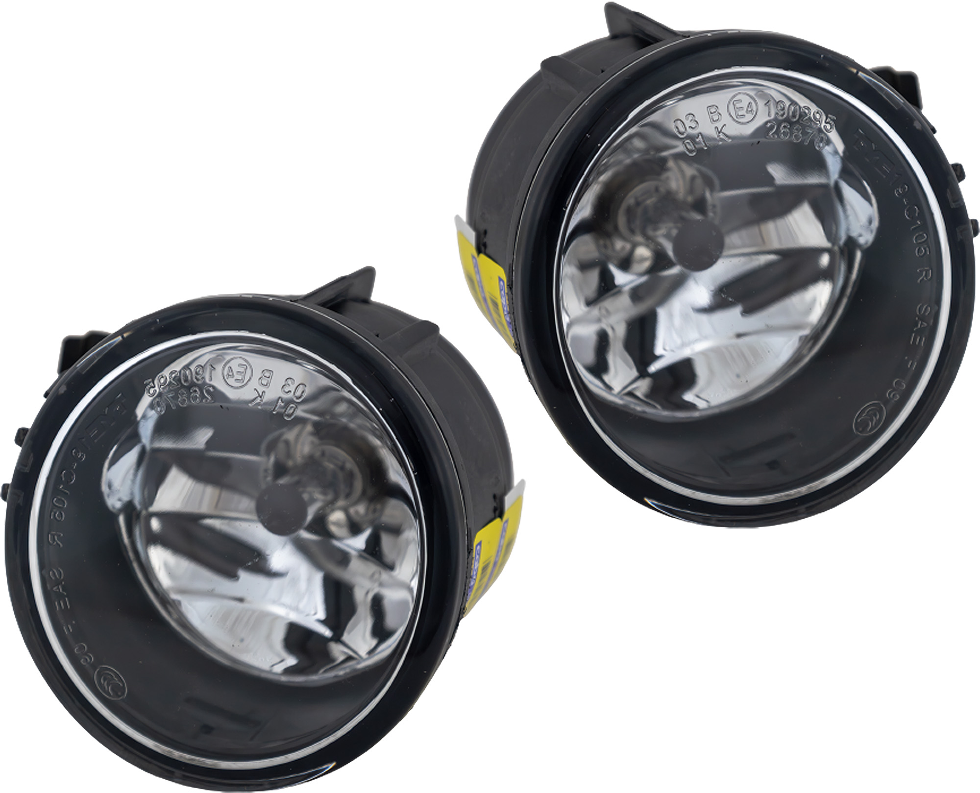 AM X3-11-17 X2-18-23 FRONT FOG LAMP RH AND LH Assembly Halogen w o Adaptive Headlights CAPA SKU SET REPB107537Q Partslink BM2592141C BM2593141C OEM 63177238787-63177238788