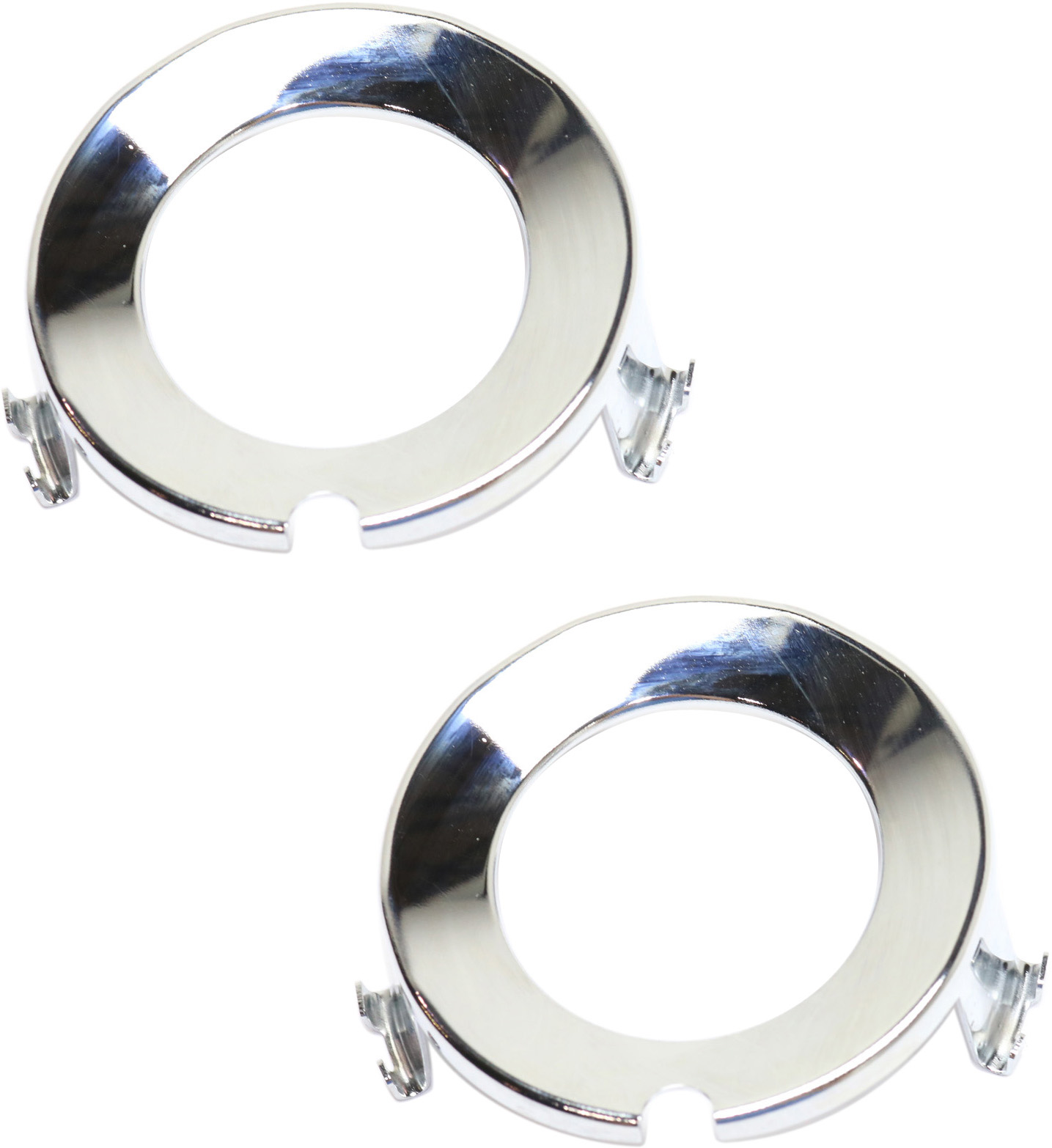 AM LUCERNE MONTE CARLO 06-08 FRONT FOG LAMP MOLDING RH AND LH Chrome Exc. LS Model Stailess Steel SKU SET REPB108013-2 Partslink GM1038163 OEM 15776171