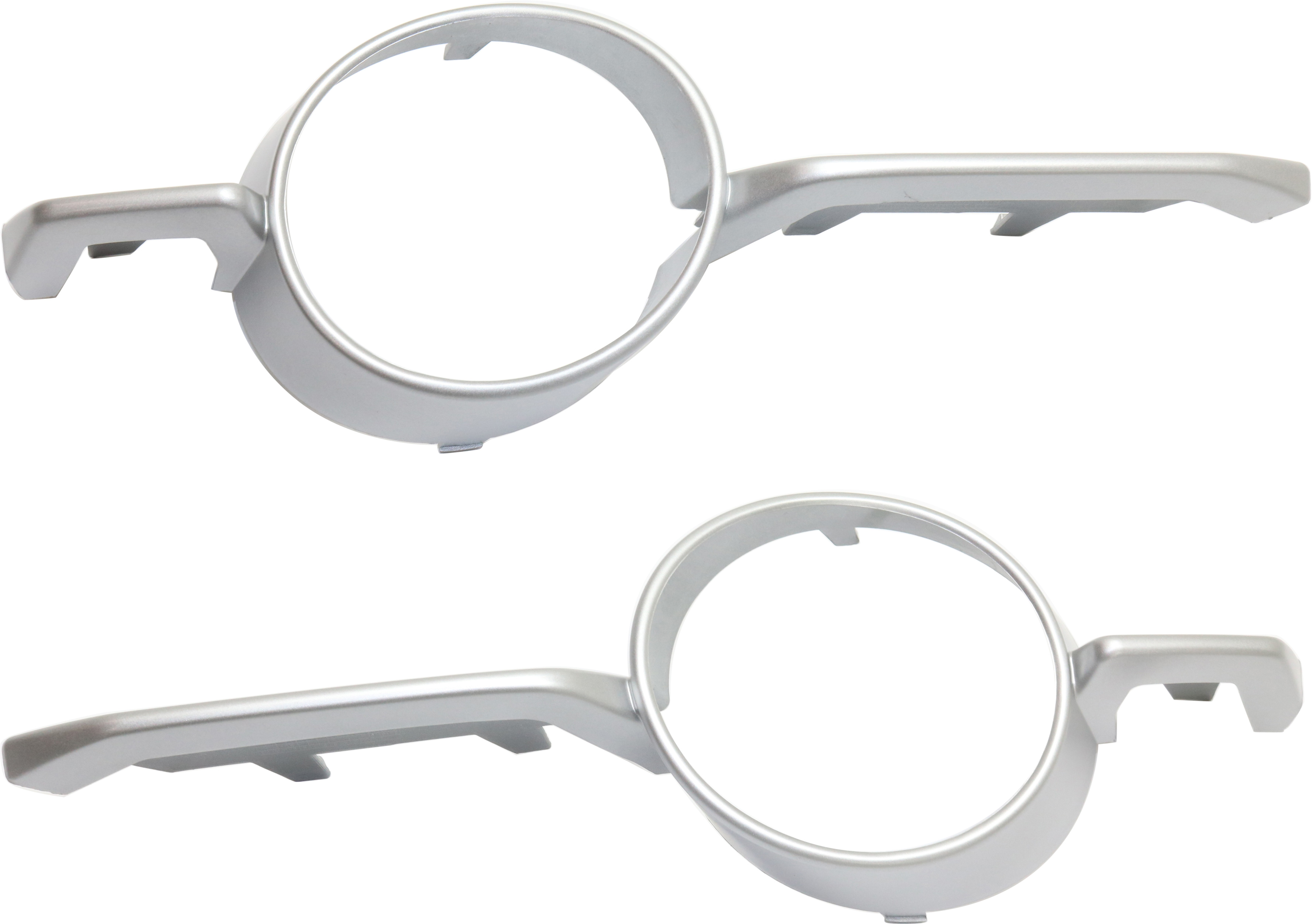 AM X6-08-14 FRONT FOG LAMP MOLDING RH AND LH Primed Exc. M Model SKU SET REPB108201 Partslink BM1039161 BM1038161 OEM 51117188386-51117188385