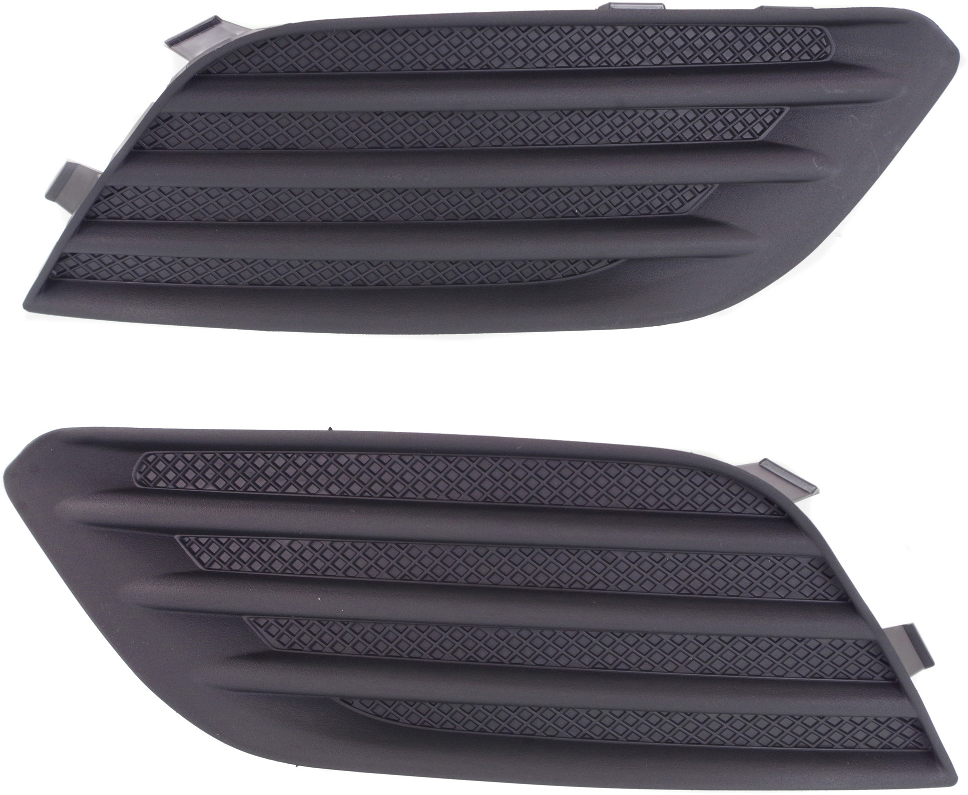 AM ENCORE 13-16 FRONT FOG LAMP COVER RH AND LH Textured Black SKU SET REPB108605 Partslink GM1039171 GM1038171 OEM 95235058-25980484