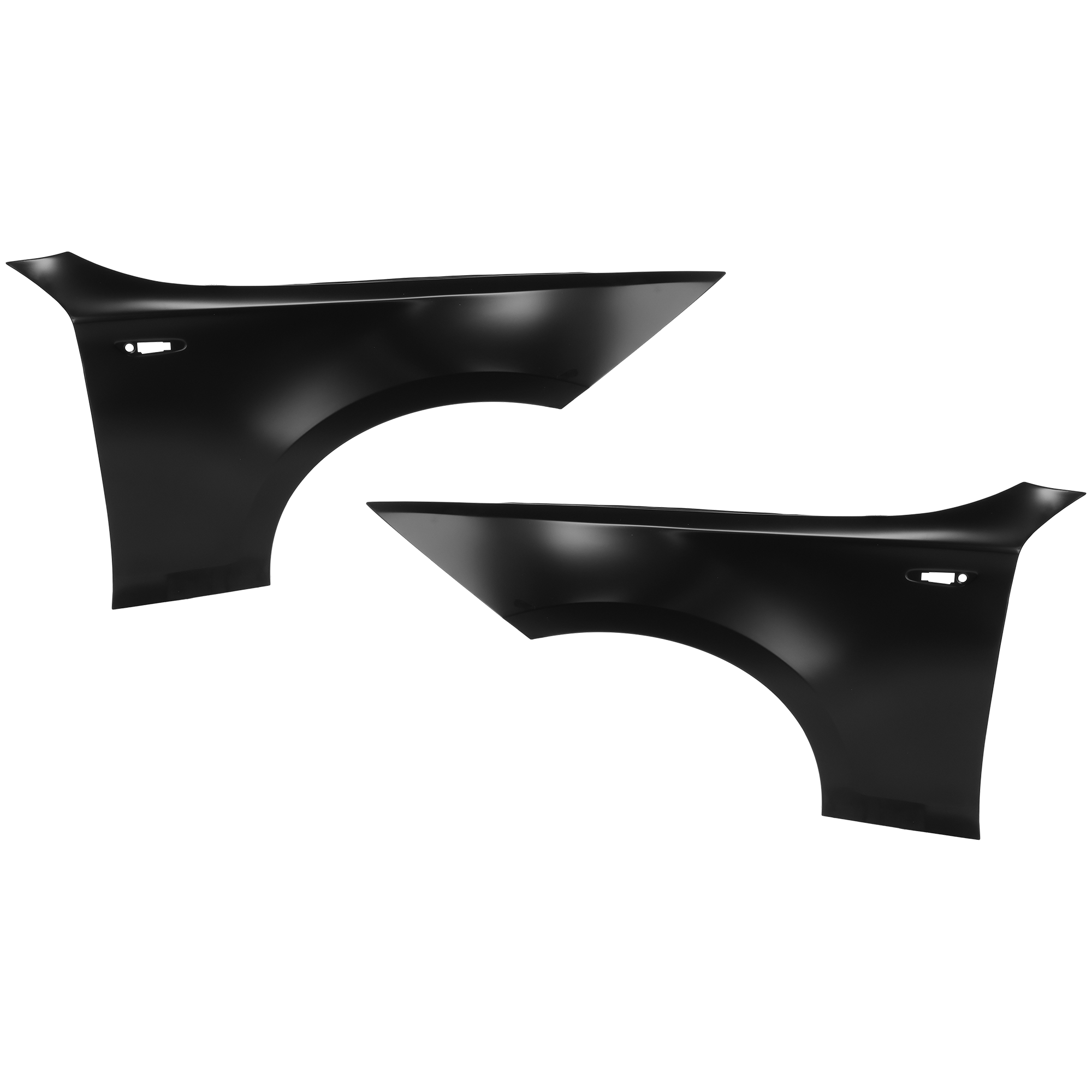 AM 1 SERIES 08-13 FRONT FENDER RH AND LH Primed Convertible Coupe SKU SET REPB220101 Partslink BM1241144 BM1240144 OEM 41357133228-41357133227