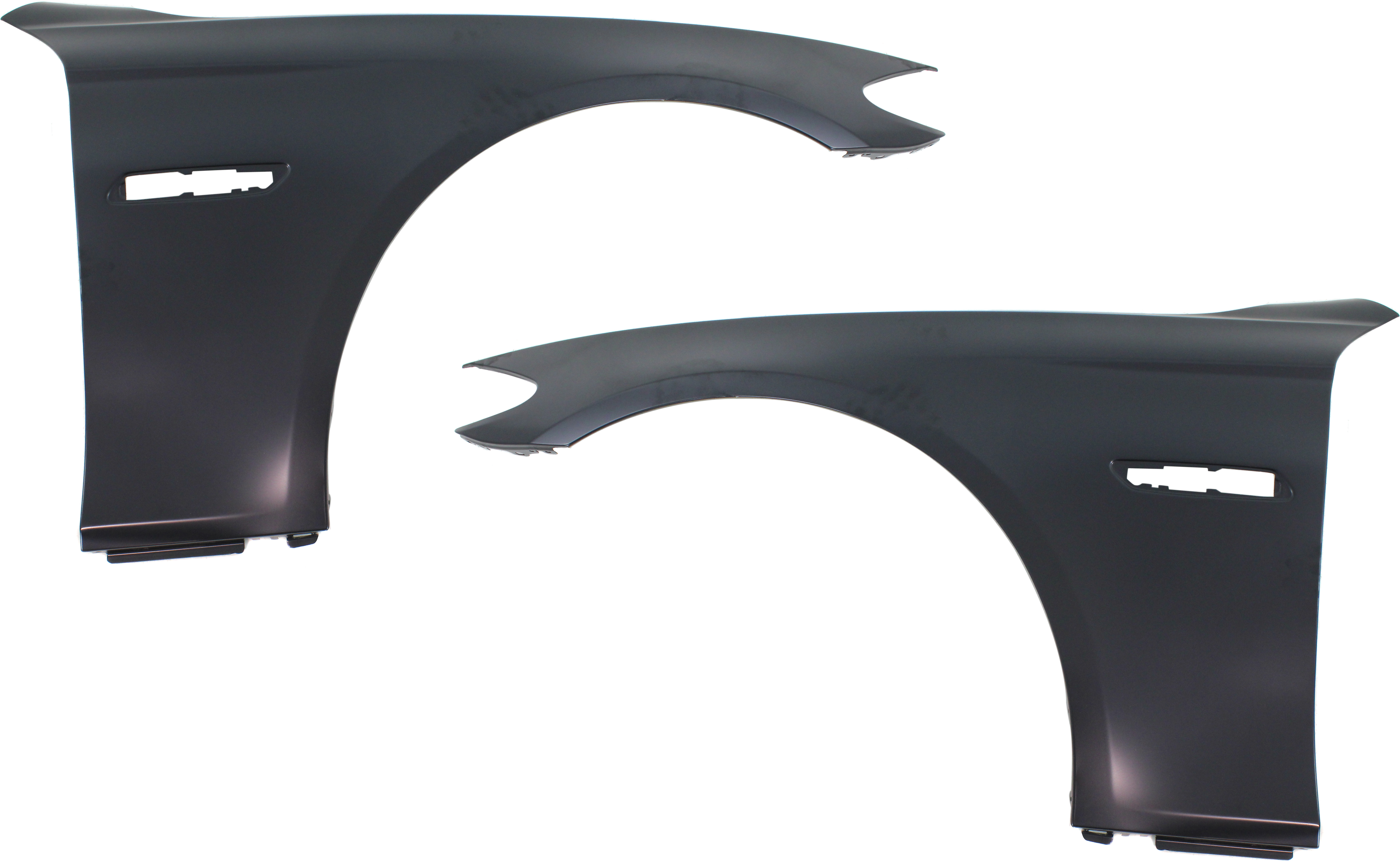 AM 5 SERIES 11-16 FRONT FENDER RH AND LH Primed Aluminum CAPA SKU SET REPB220127Q Partslink BM1241148C BM1240148C OEM 41355A03262-41355A03261