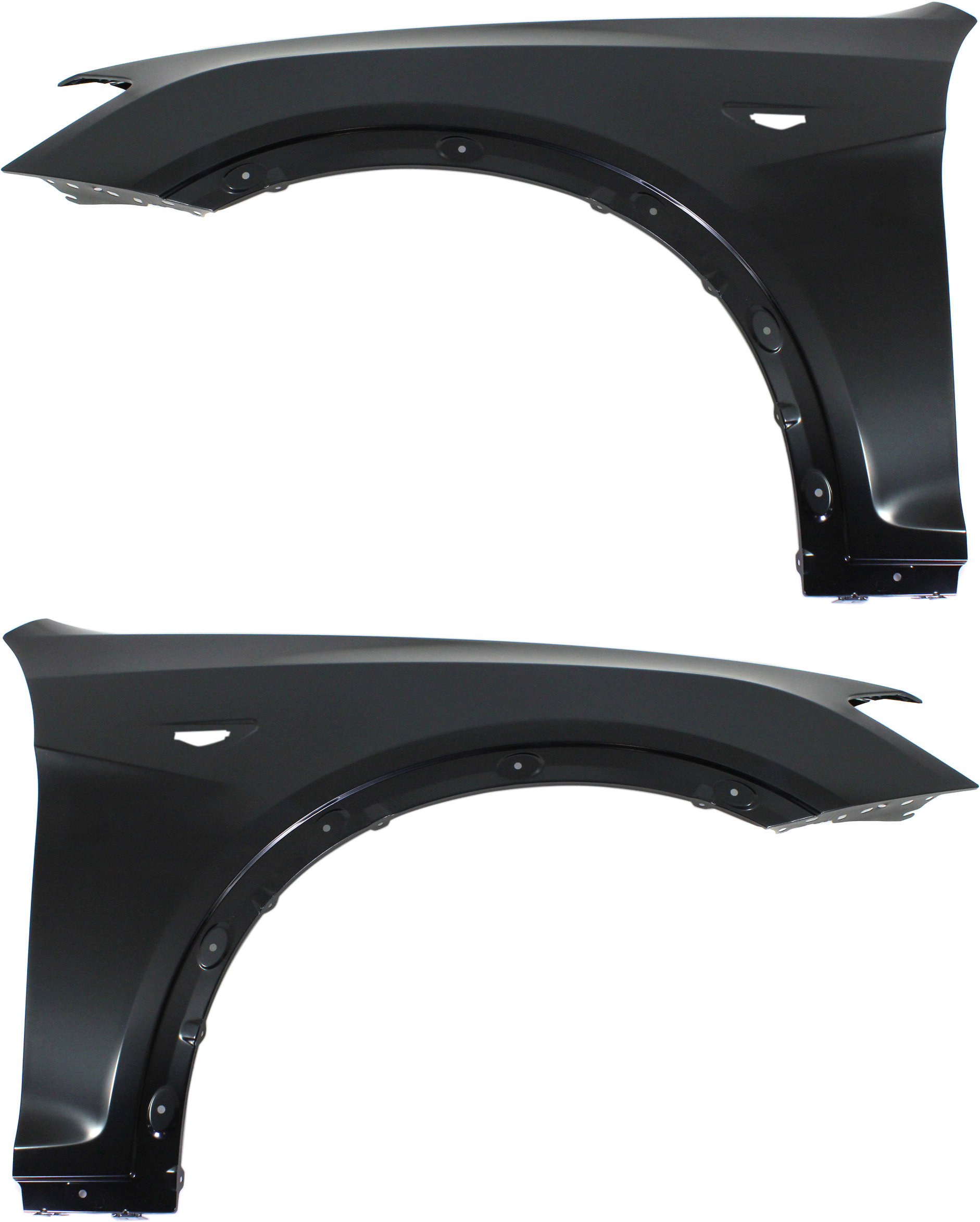 AM X3-11-17 X4-15-18 FRONT FENDER RH AND LH Primed Steel SKU SET REPB220159 Partslink BM1240154 BM1241154 OEM 41357267323-41357267324