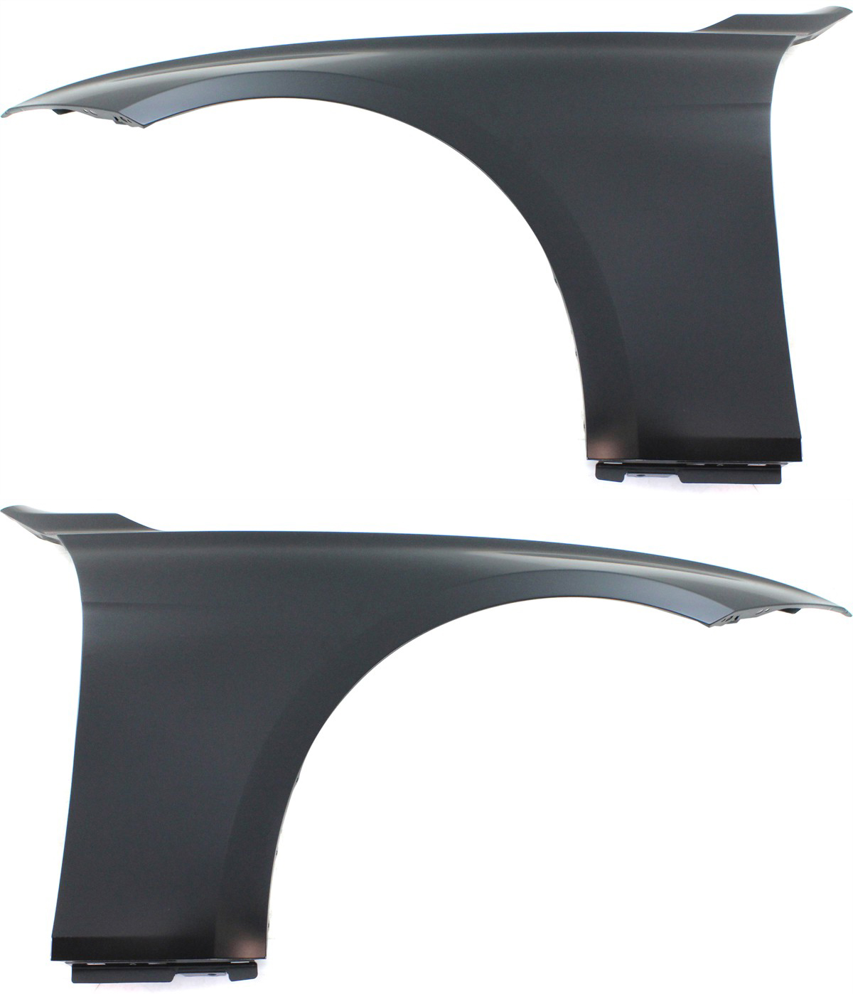 AM 3 SERIES 12-19 FRONT FENDER RH AND LH Primed Exc. 330e Plug in Models Sedan Wagon 14-19 Steel SKU SET REPB220161 Partslink BM1240152 BM1241152 OEM 41009621597-41007438439-410096
