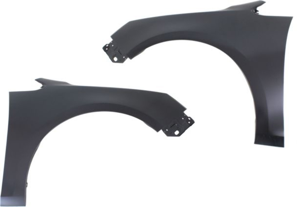 AM VERANO 12-17 FRONT FENDER RH AND LH Primed Steel SKU SET REPB220163 Partslink GM1241375 GM1240375 OEM 22905633-22905632