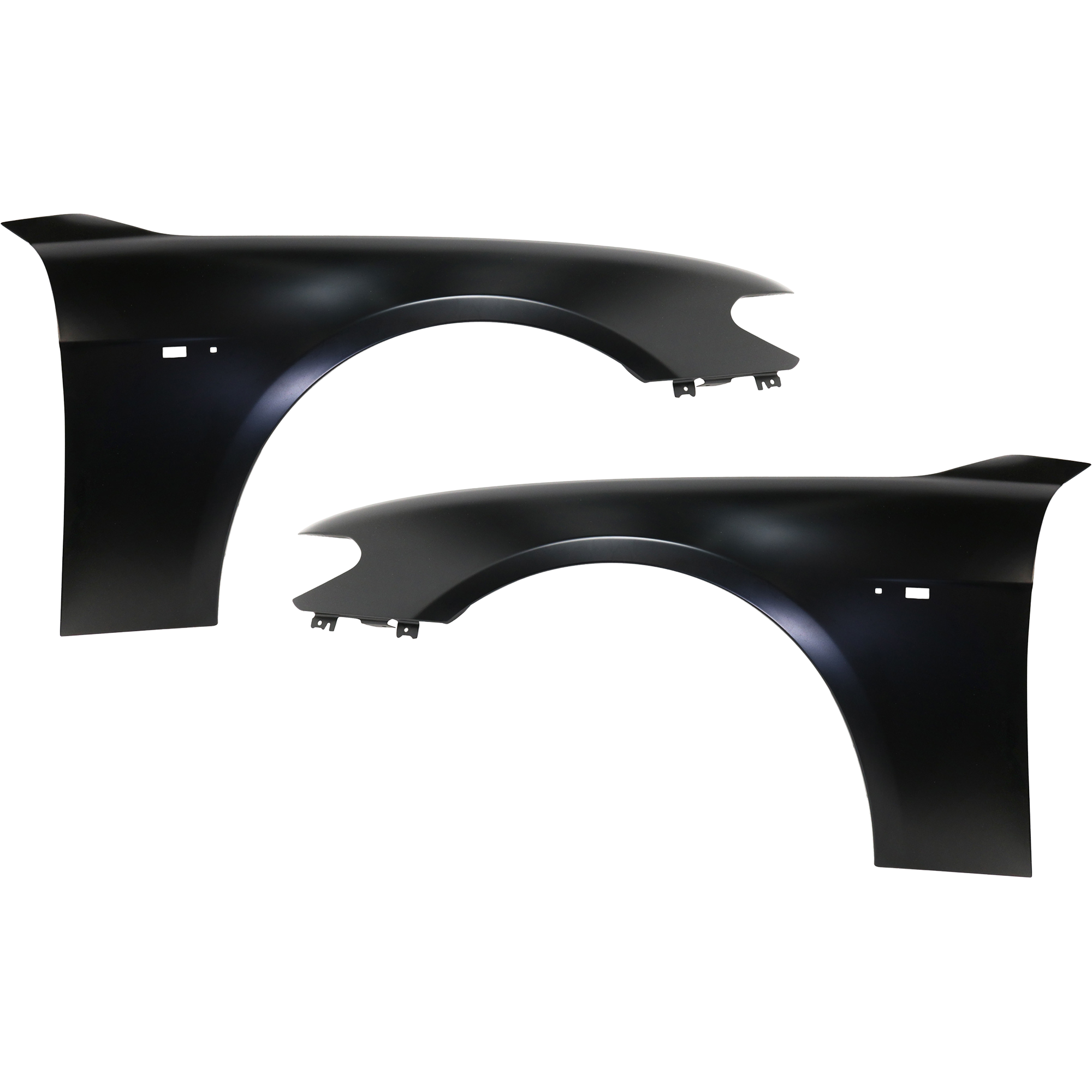 AM 7 SERIES 02-05 FRONT FENDER RH AND LH Primed Aluminum 760i 760Li To 03-05 SKU SET REPB220185 Partslink BM1241165 BM1240165 OEM 41357061662-41357061661
