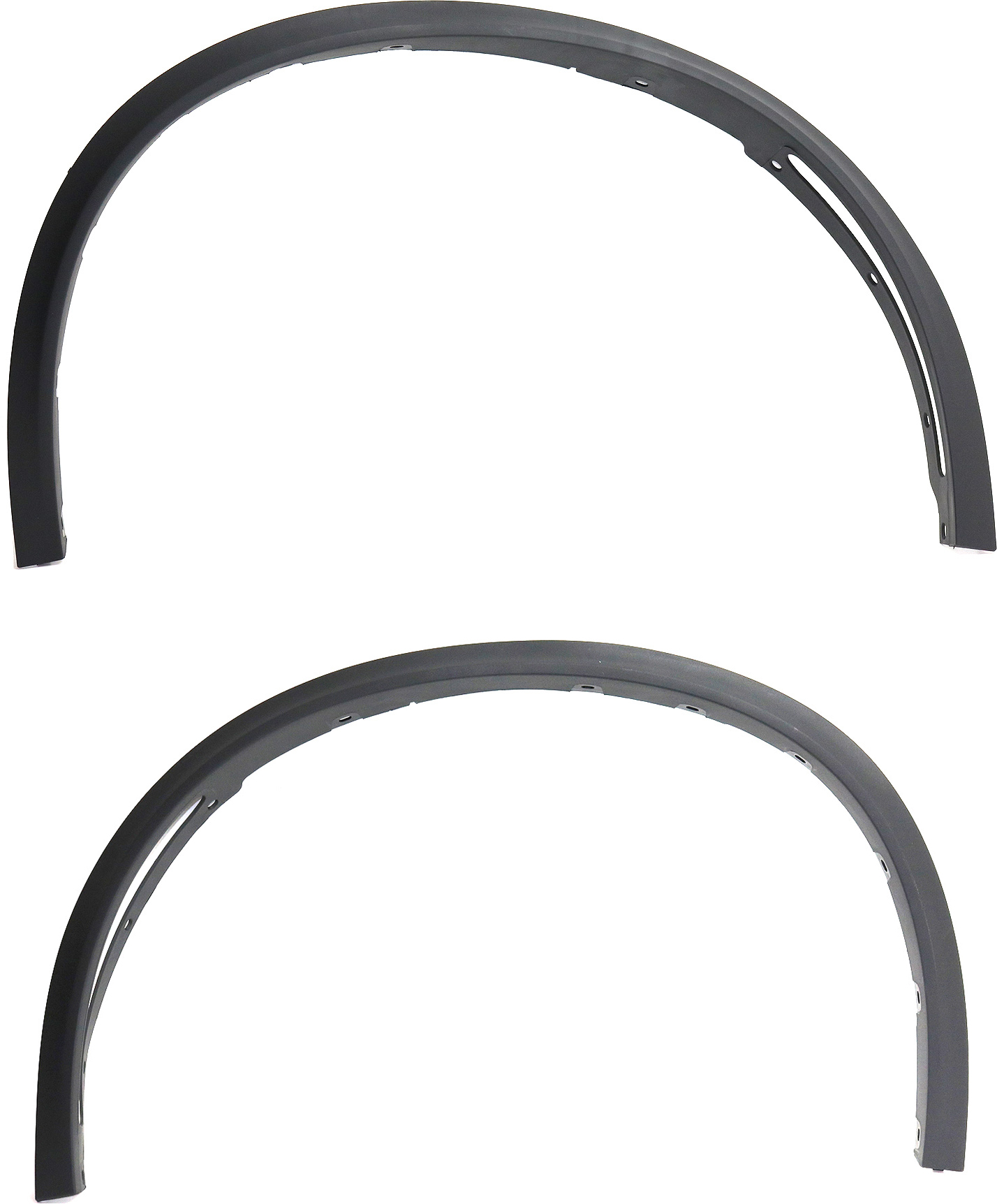 AM X5-14-18 FRONT WHEEL OPENING MOLDING RH AND LH Textured w 20 In. Wheels SKU SET REPB221323 Partslink BM1291110 BM1290110 OEM 51777303392-51777303391