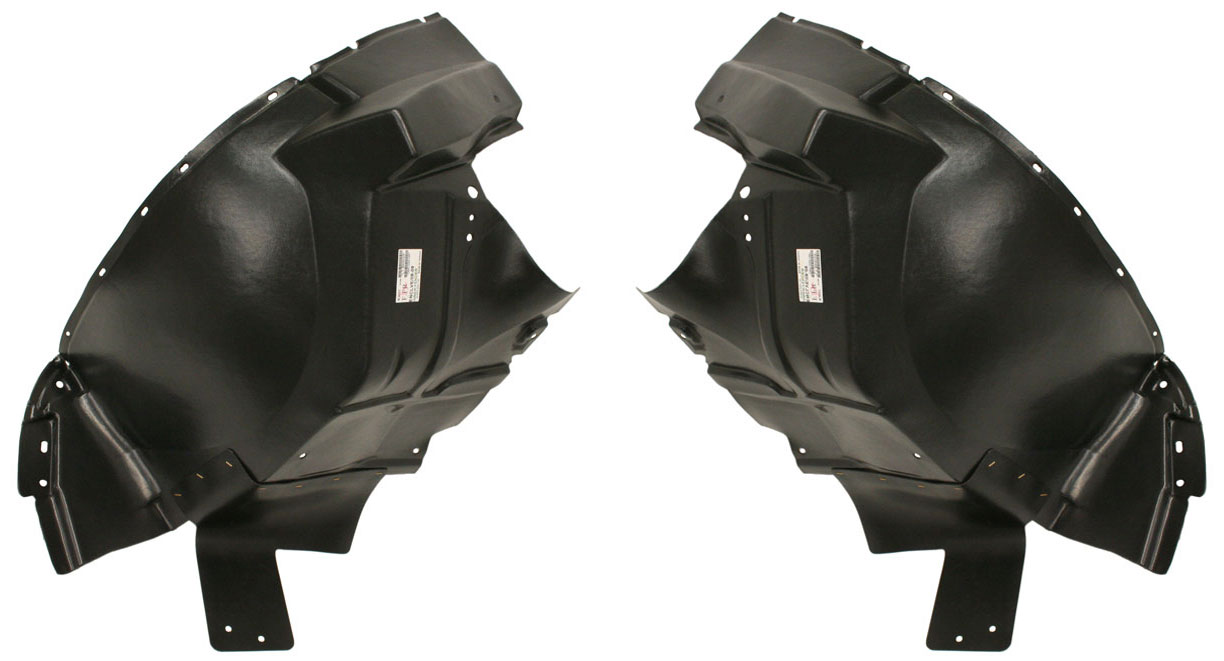 AM ENCLAVE 08-17 FRONT FENDER LINER RH Front Section Plastic Vacuum Form SKU SET REPB222103 OEM 25965592 PFM 25965597 PFM