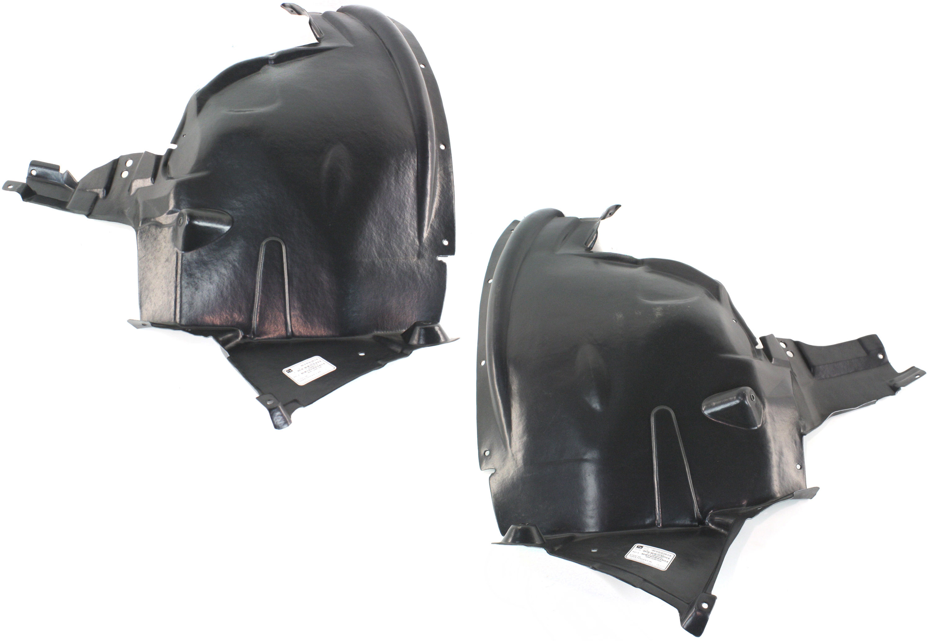 AM X5-07-13 FRONT FENDER LINER RH AND LH Rear Section SKU SET REPB222131 Partslink BM1249109 BM1248109 OEM 51717169414-51717169413