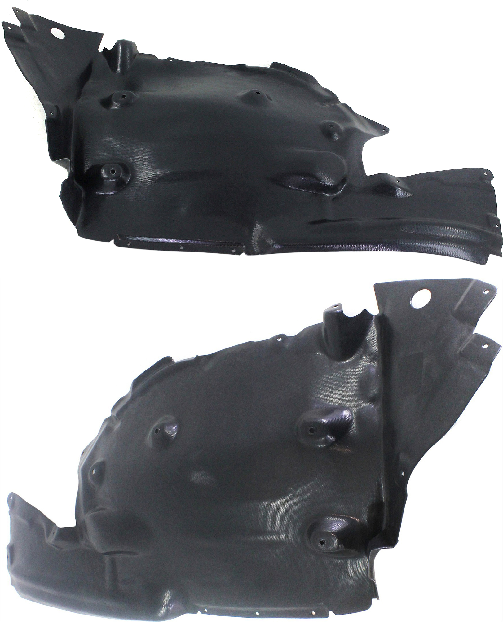 AM 7 SERIES 09-15 FRONT FENDER LINER RH AND LH Thermoforming Form Rear Section SKU SET REPB222145 Partslink BM1249115 BM1248115 OEM 51717185160-51717185159