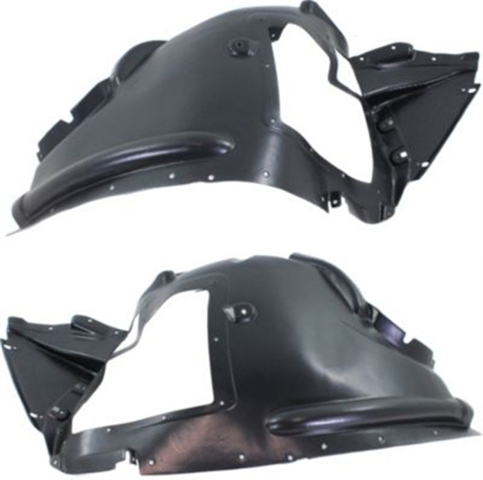 AM X5-07-13 X6-10-11 FRONT FENDER LINER RH AND LH Front Section X6 Hybrid X5 M Model w M Package SKU SET REPB222157 Partslink BM1249122 BM1248122 OEM 51717180620-51717180619