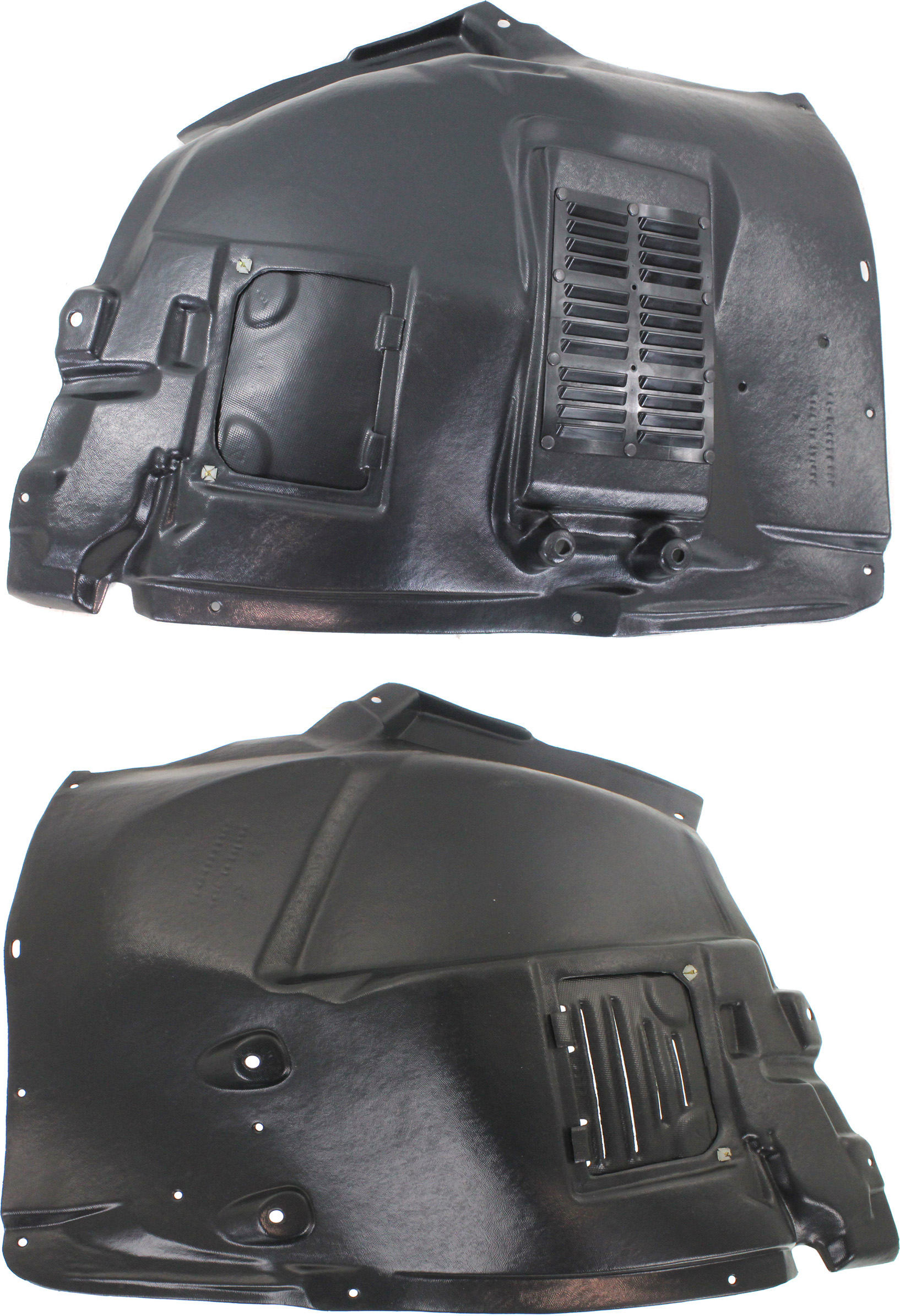 AM M3-08-13 FRONT FENDER LINER RH AND LH Front Section 4.0L Eng Convertible Coupe Sedan SKU SET REPB222161 Partslink BM1249120 BM1248120 OEM 51717899816-51717899815