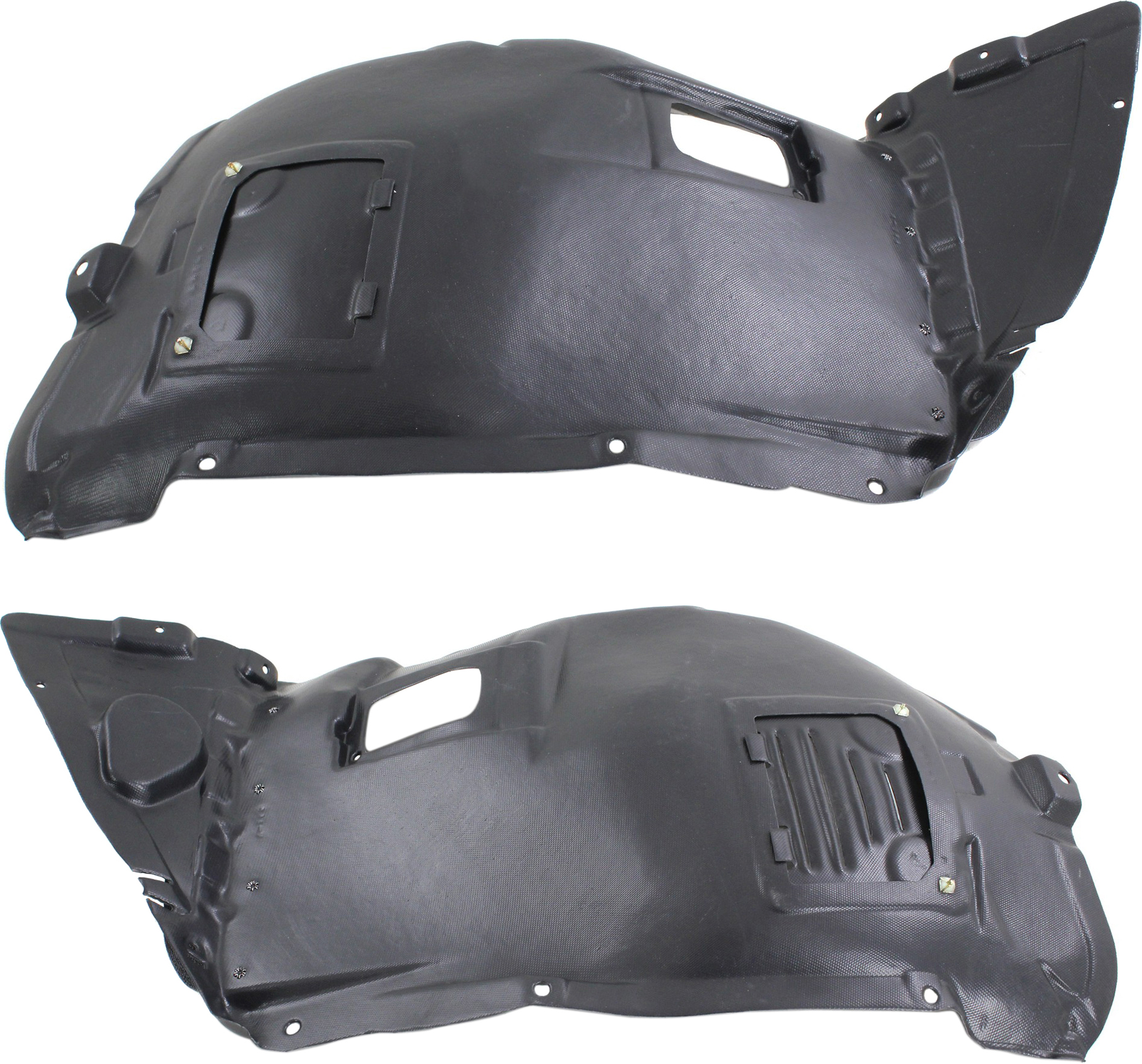 AM 3 SERIES 09-11 FRONT FENDER LINER RH AND LH Front Section Plastic Vacuum Form 2.5L Eng Sedan SKU SET REPB222173 OEM 51717172499 PFM 51717172500 PF