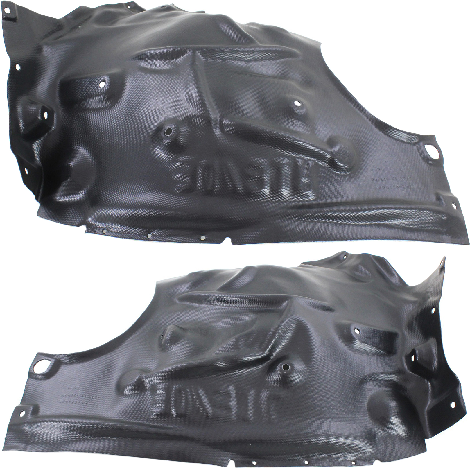 AM 3 SERIES 12-15 FRONT FENDER LINER RH AND LH Rear Section Sedan Wagon SKU SET REPB222183 Partslink BM1249132 BM1248132 OEM 51717260700-51717260699