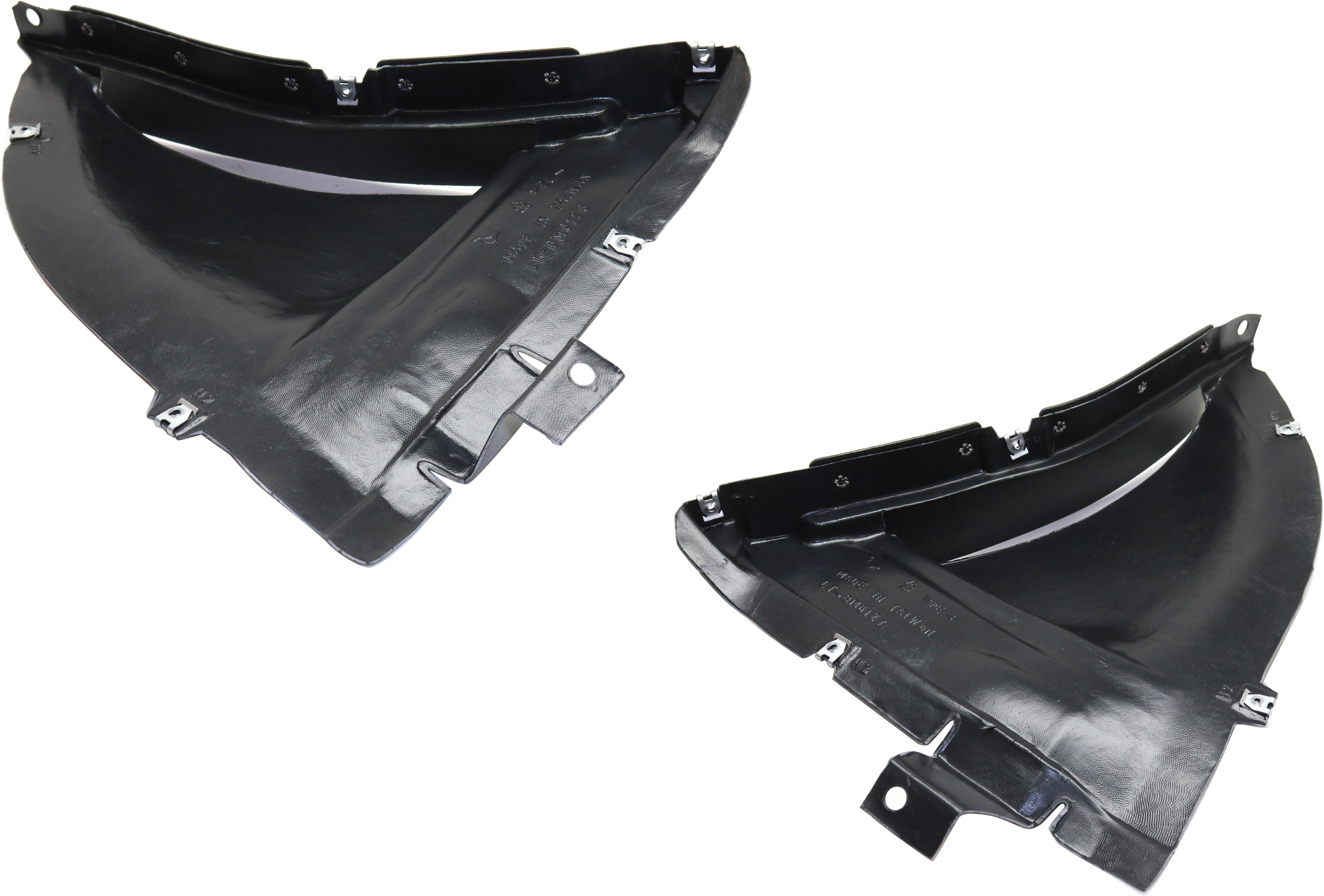 AM 7 SERIES 10-15 FRONT FENDER LINER RH AND LH Lower Section w M Package Exc. Hybrid Model 13-15 SKU SET REPB222307 Partslink BM1250132 BM1251132 OEM 51757898891-51757898892