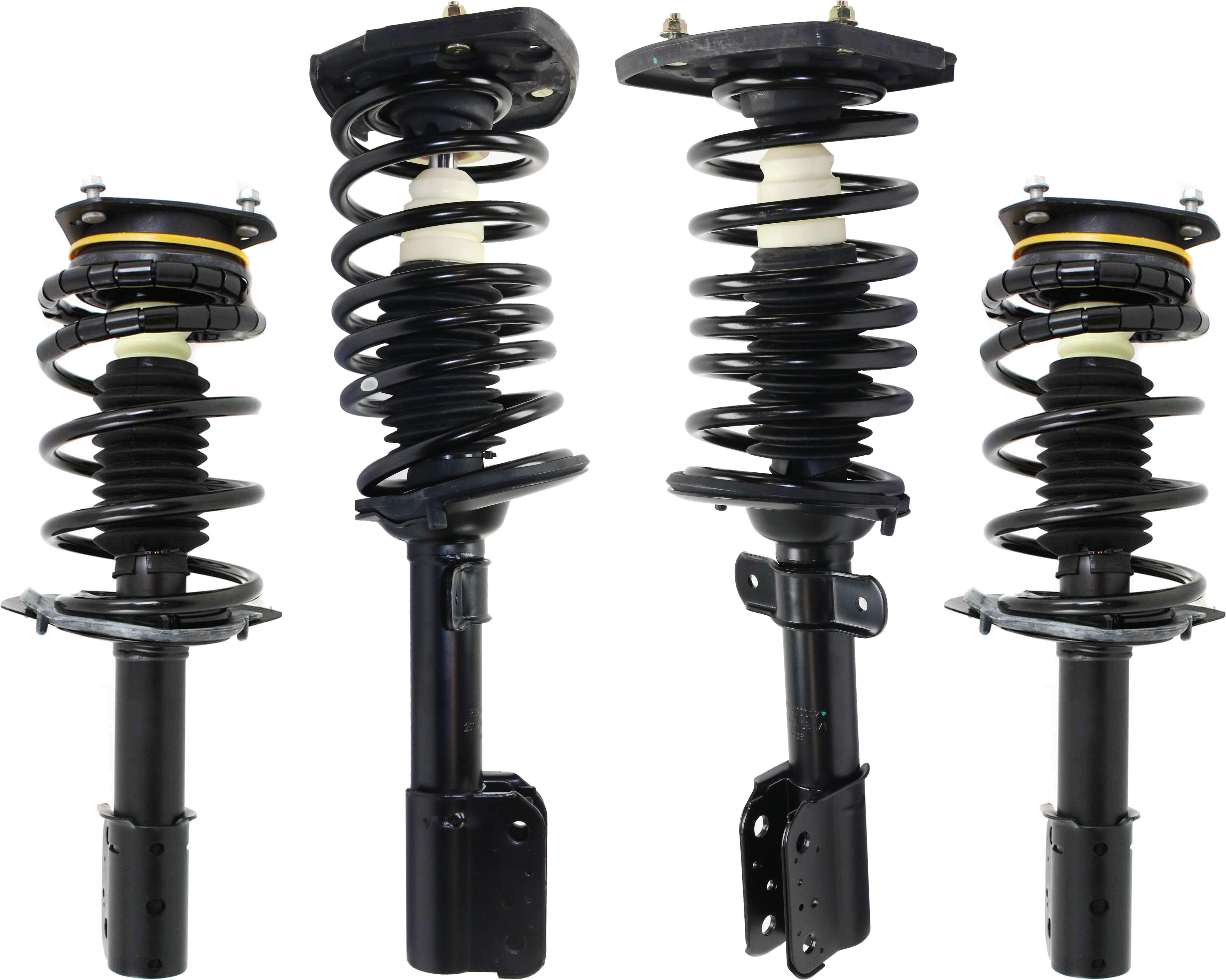 AM GRAND PRIX 08-08 FRONT AND REAR FULLY LOADED STRUT RH AND LH Gas Charged Twin tube Set of 4 SKU SET REPB280501-4 OEM 8-895-541-188-955-410