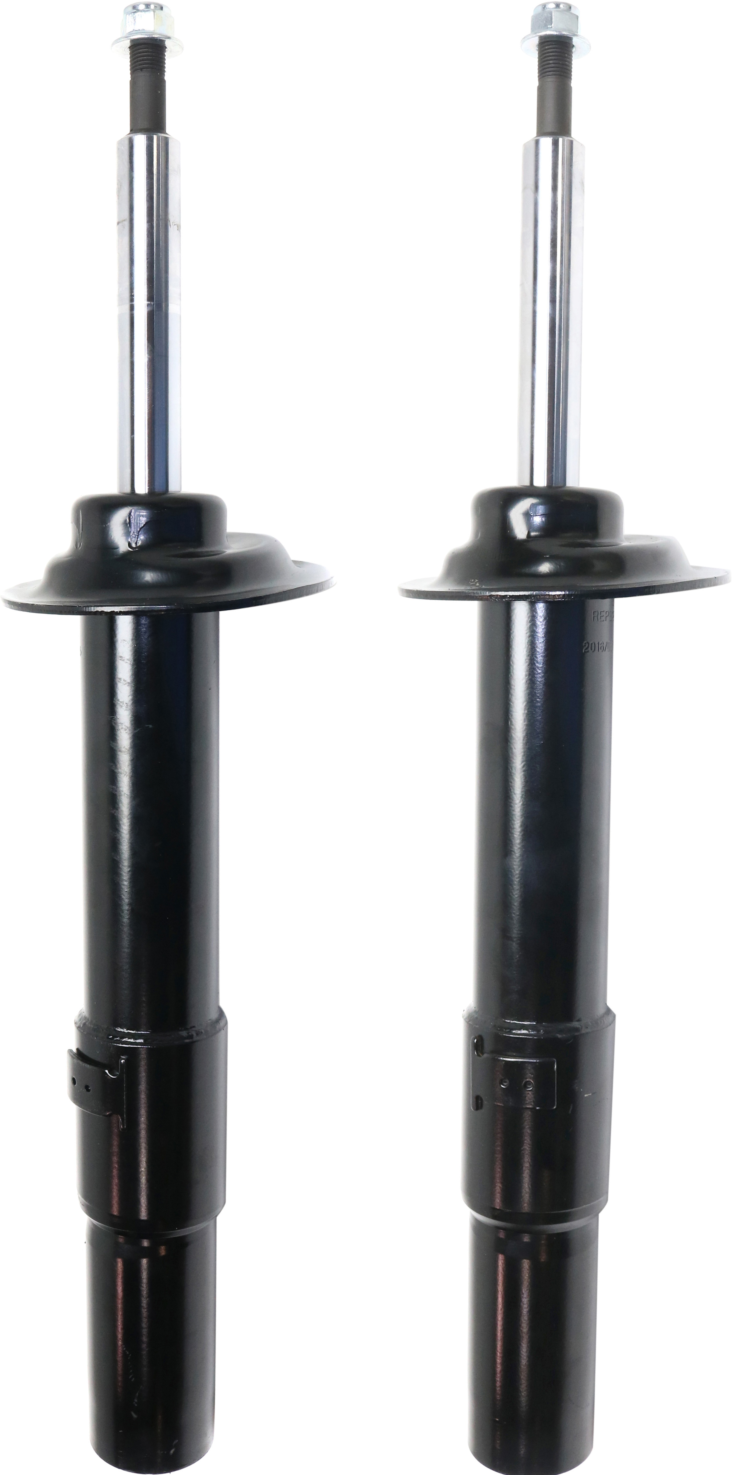 AM 550I 06-10-530I 04-07 FRONT BARE STRUT RH AND LH Gas Charged Twin tube Set of 2 SKU SET REPB280527 OEM 31306775055-31306775056