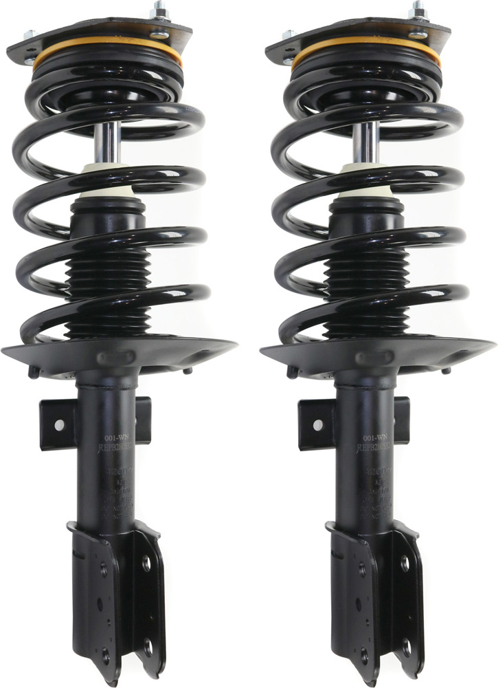 AM UPLANDER MONTANA 05-09 FRONT FULLY LOADED STRUT RH AND LH Gas Charged Twin tube Set of 2 SKU SET REPB280532-2 OEM 10367358-15216493