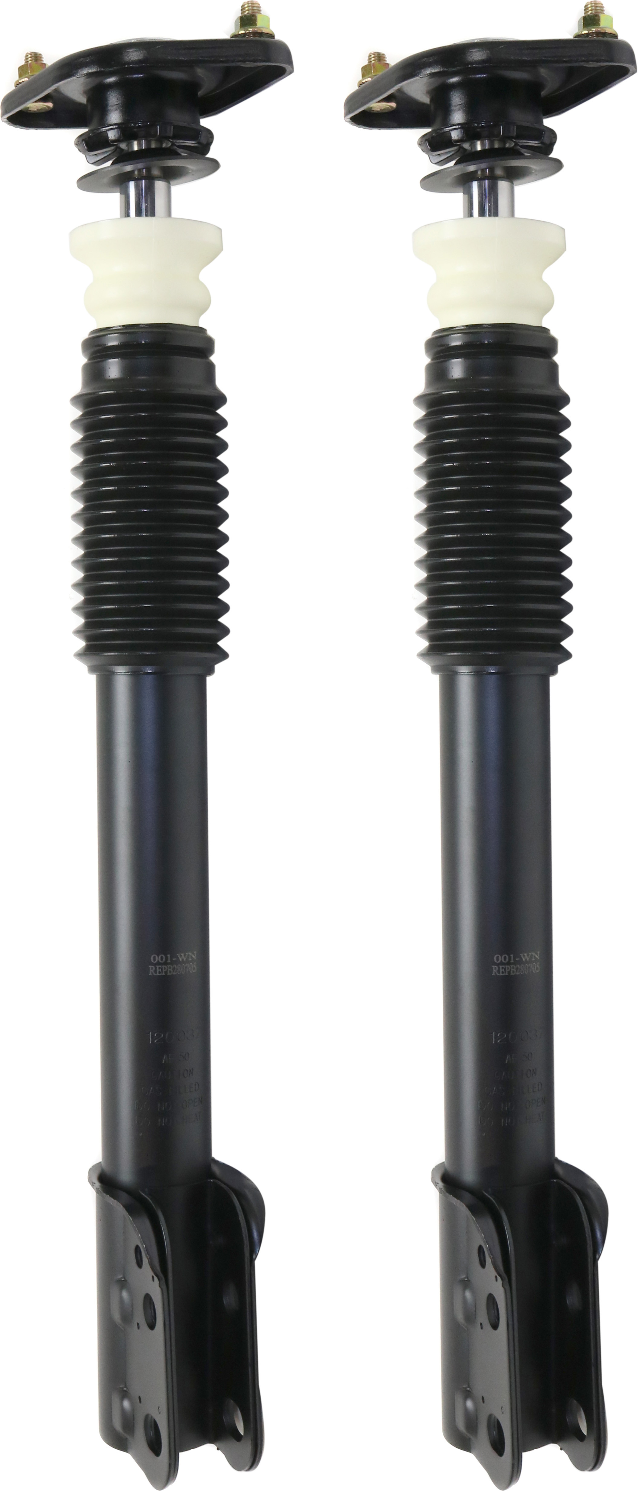 AM LESABRE 86-99 BONNEVILLE 87-99 REAR LOADED SHOCK RH AND LH Gas Charged Twin tube Set of 2 SKU SET REPB280705-2 OEM 22064105-22046424