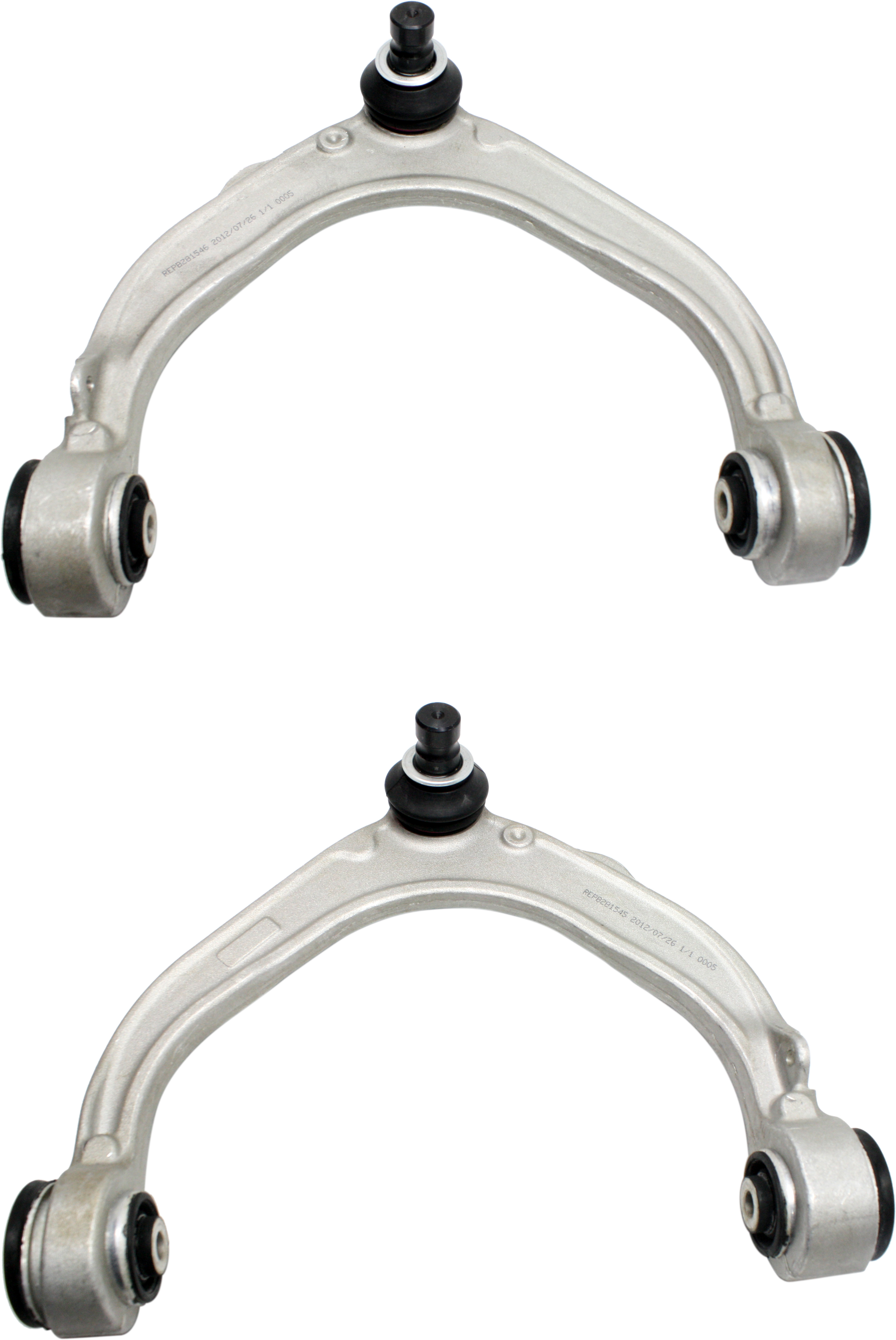 AM X5-07-18 FRONT CONTROL ARM RH AND LH Upper w Ball Joint Non Adjustable SKU SET REPB281545 OEM 31126863786-31126776418-311268