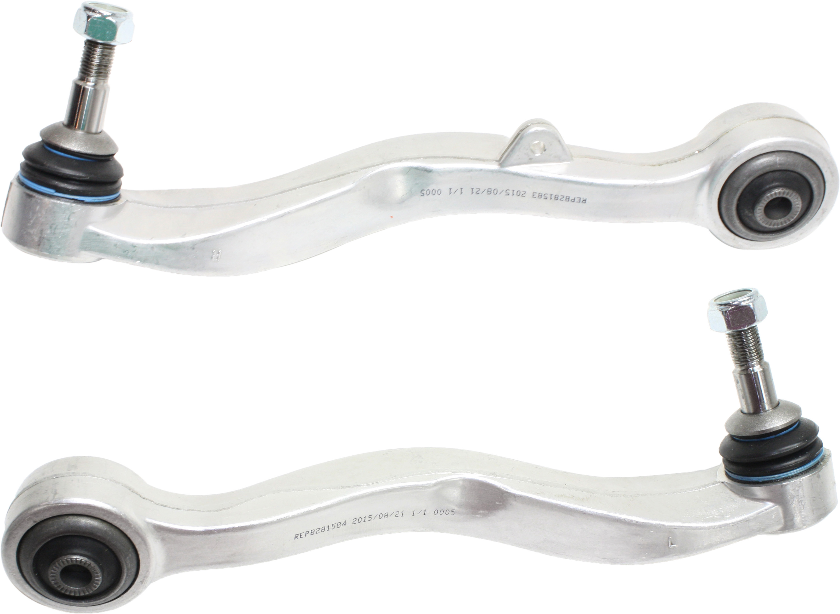 AM 5 SERIES 04-07 FRONT CONTROL ARM RH AND LH Lower Rearward w Ball Joint and Bushing SKU SET REPB281583 OEM 31126768297-31126760181-311267
