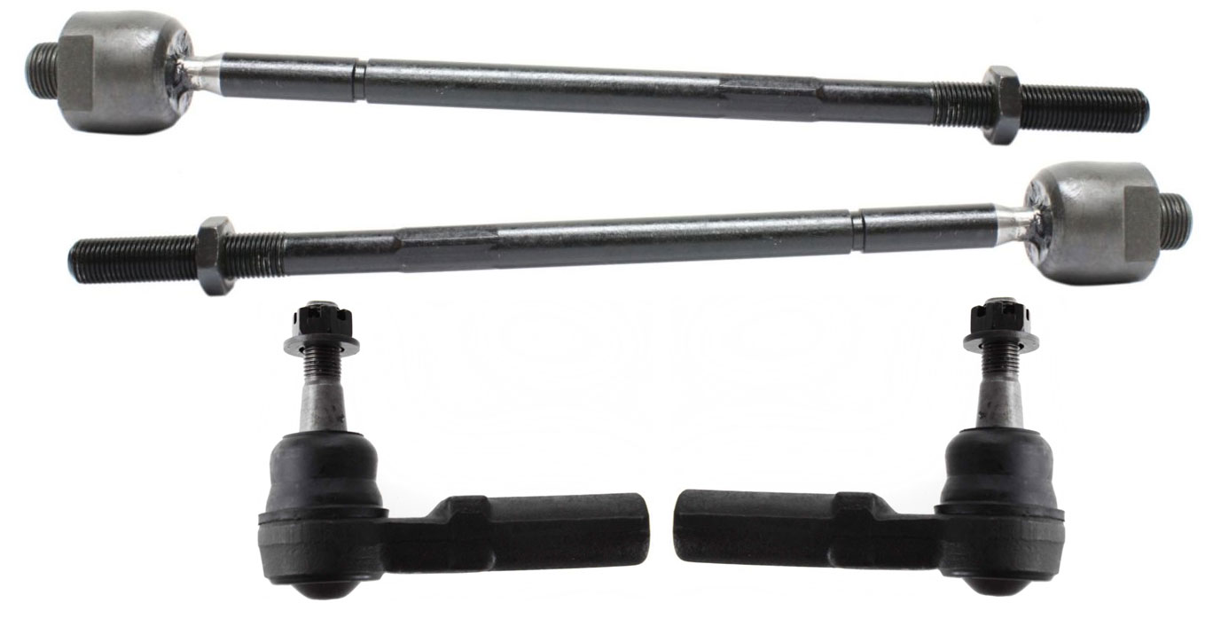 AM PARK AVENUE 97-05 LUCERNE 06-11 FRONT TIE ROD END RH AND LH Inner and Outer 4 pc kit SKU SET REPB282101-4 OEM 382041-2693135-2693206-4011798