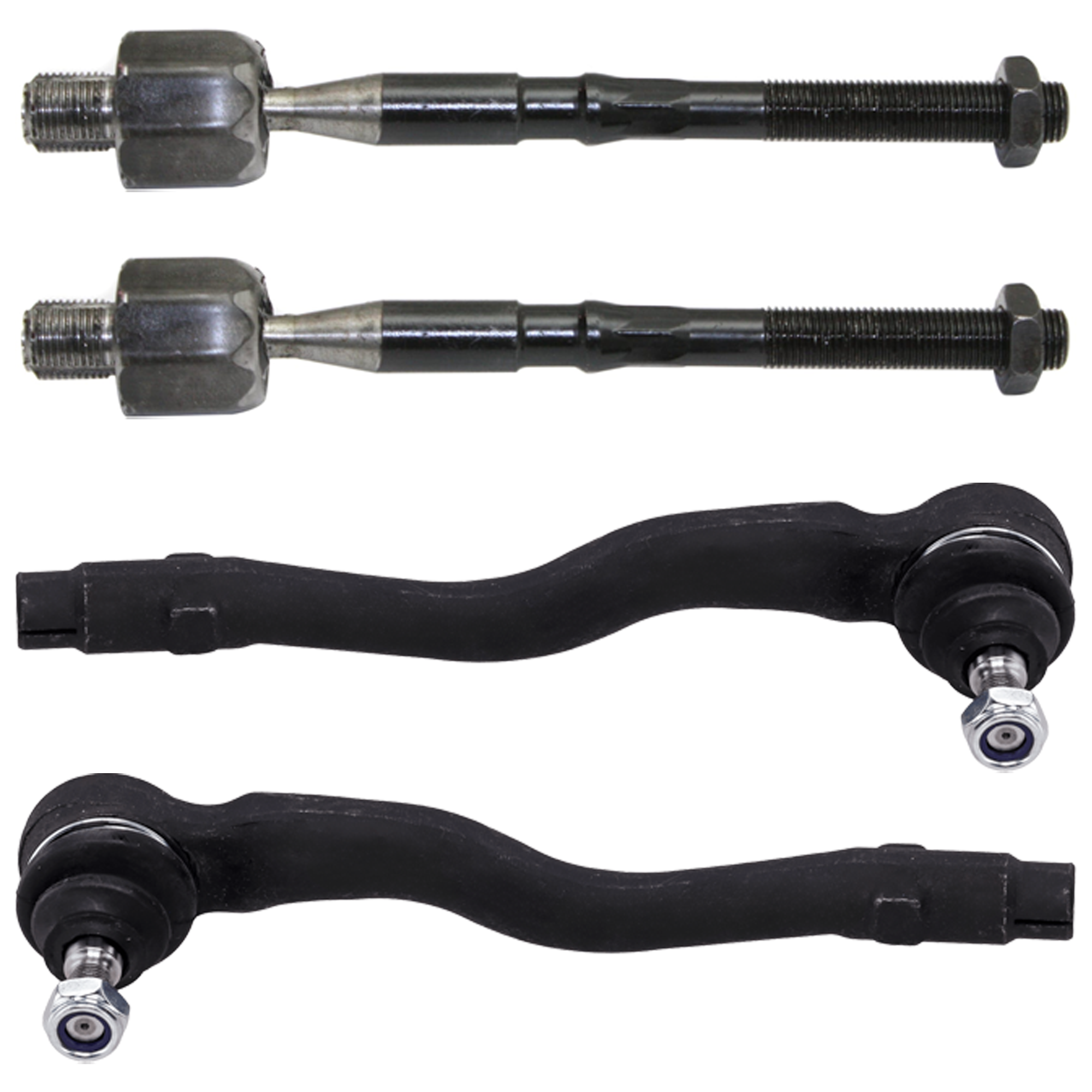 AM 328I 99-99 FRONT TIE ROD RH AND LH Inner and Outer SKU SET REPB282109-4A OEM 1015519-1015520-2693348-401201
