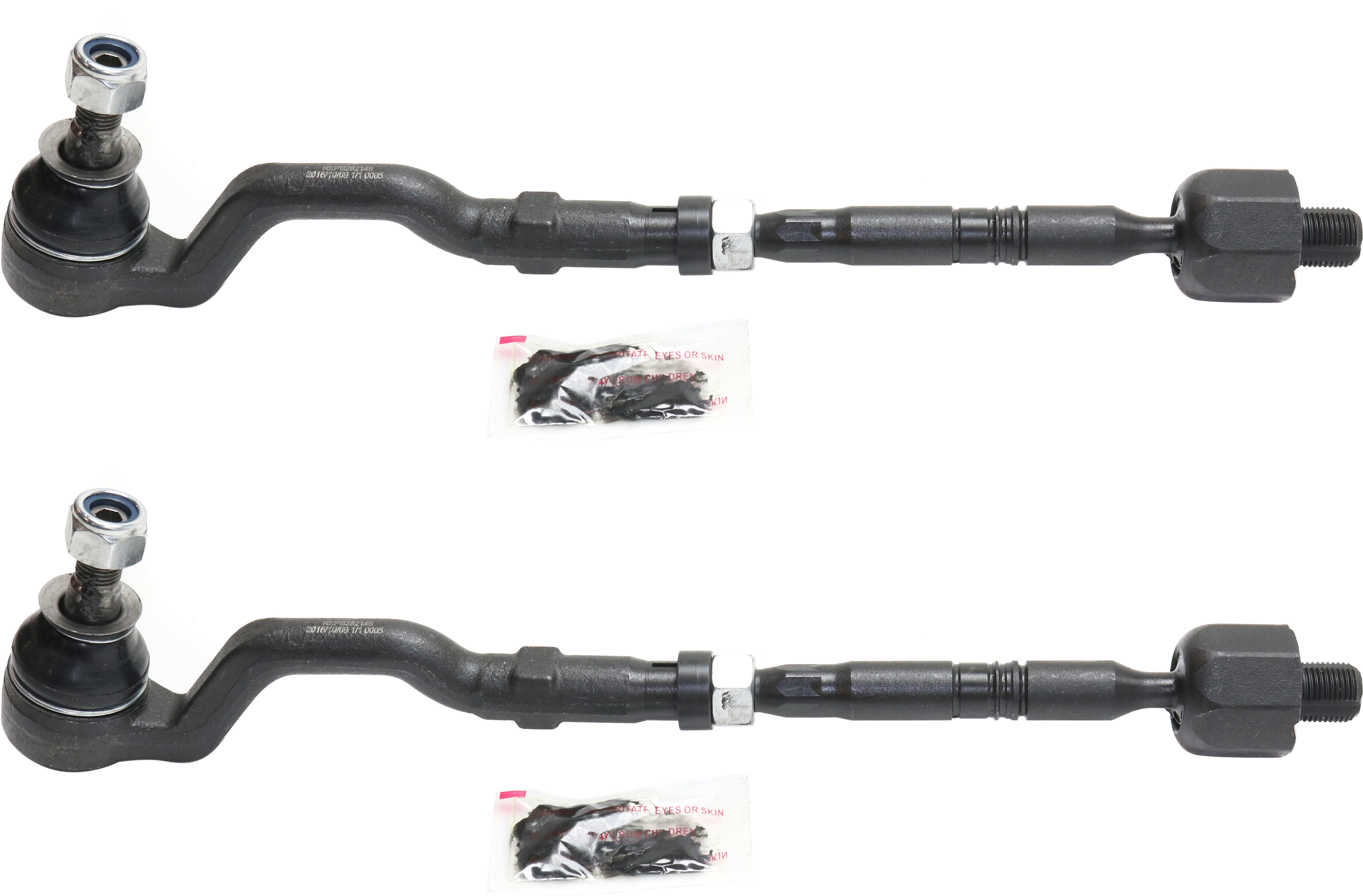 AM X5-07-13 X6-08-14 FRONT TIE ROD ASSEMBLY RH AND LH SKU SET REPB282146-2 OEM 1016827 ES800685A 32106780985