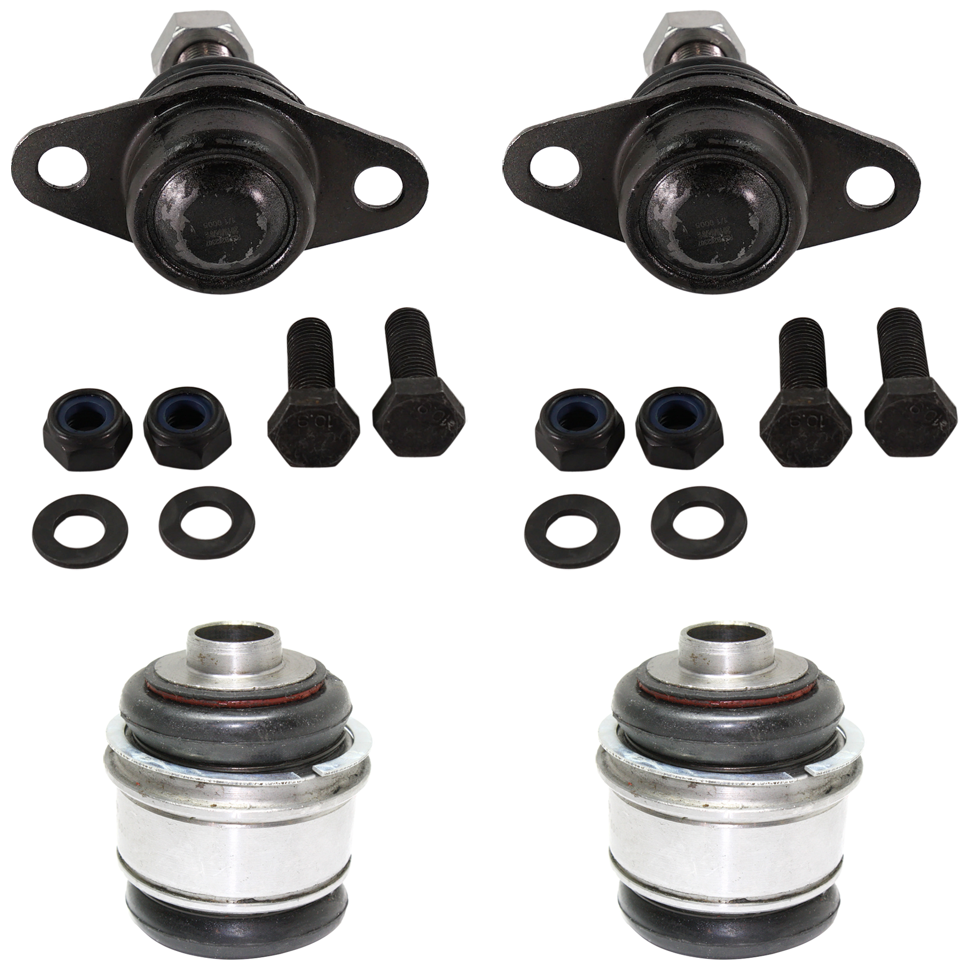 AM X5-00-06 FRONT AND REAR BALL JOINT RH AND LH Set of 4 SKU SET REPB282307 OEM 33326767748
