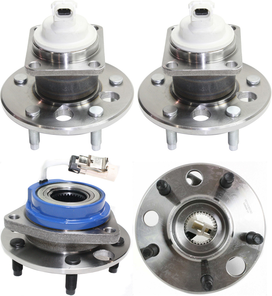 AM CENTURY 97-03 FRONT AND REAR HUB ASSEMBLY RH AND LH 5 Studs SKU SET REPB285907-4 OEM 88964168-9145835