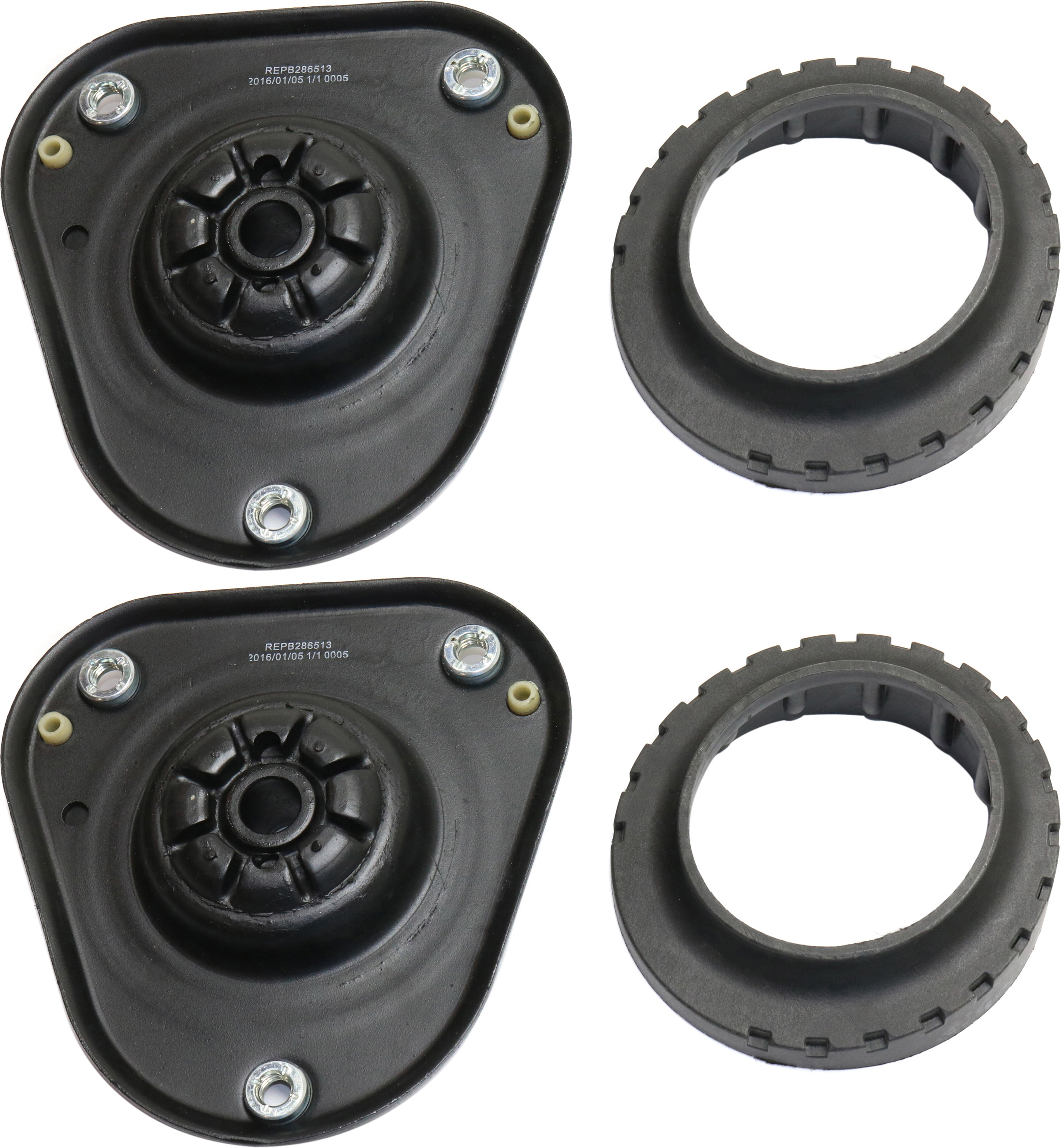 AM LUCERNE DTS 06-11 FRONT SHOCK AND STRUT MOUNT RH AND LH with FE1 Soft Ride FE3 Firm Suspension SKU SET REPB286513-2 OEM 908948