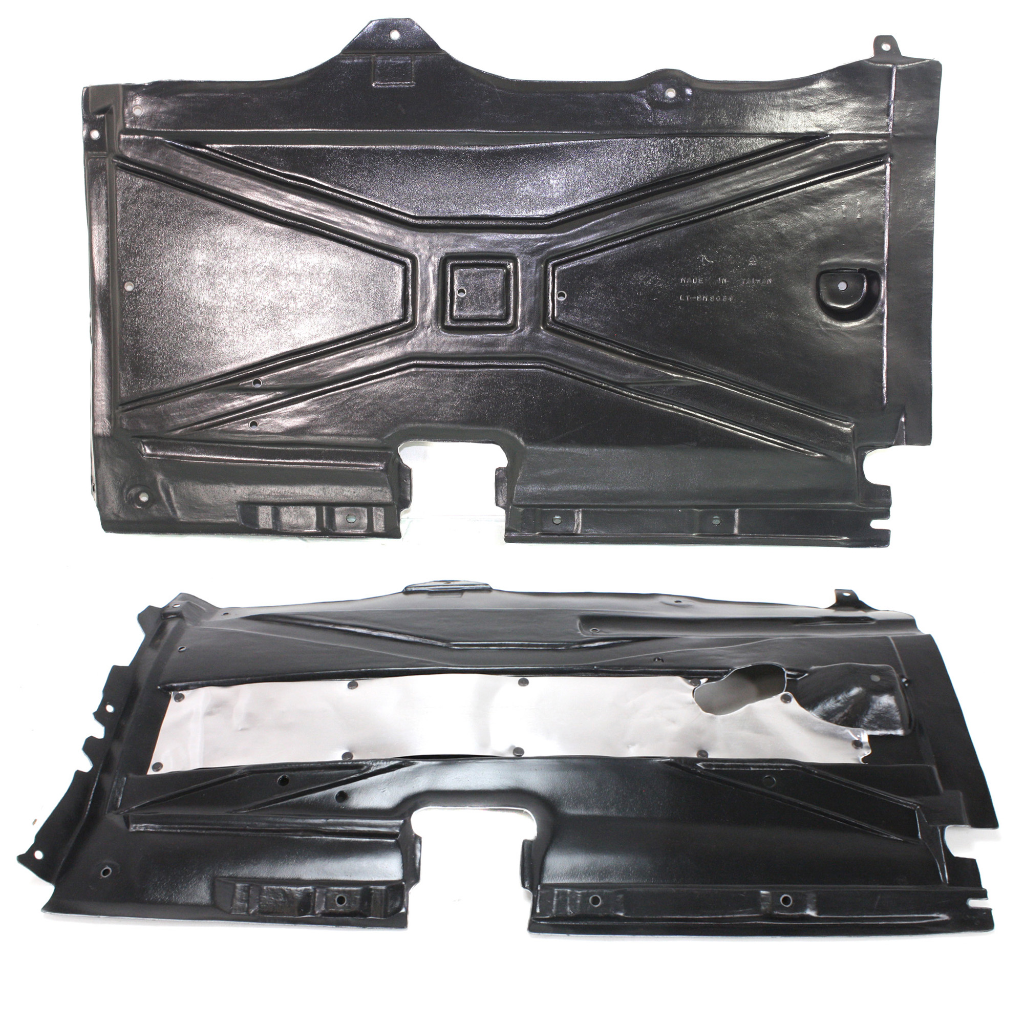 AM 5 SERIES 97-03 ENGINE SPLASH SHIELD RH AND LH Under Cover SKU SET REPB310117 Partslink BM1228135 BM1228134 OEM 51718158060-51718176757