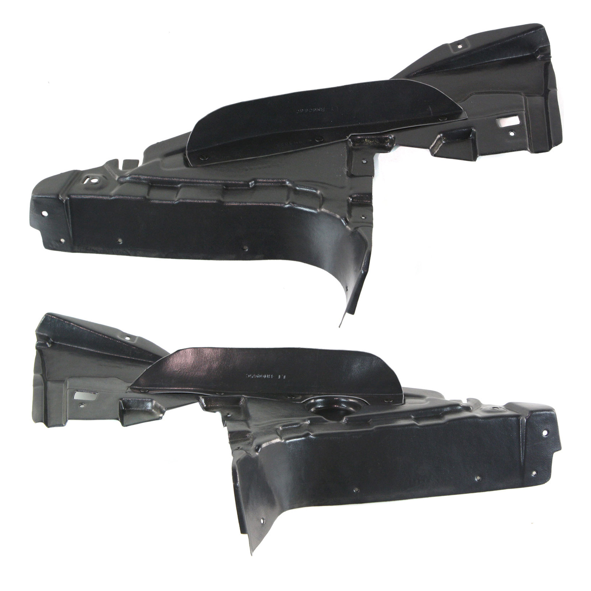 AM 3 SERIES 07-13 ENGINE SPLASH SHIELD RH and LH 2 Door Convertible SKU SET REPB310119 Partslink BM1250124 BM1251124 OEM 51718044549-51718044550
