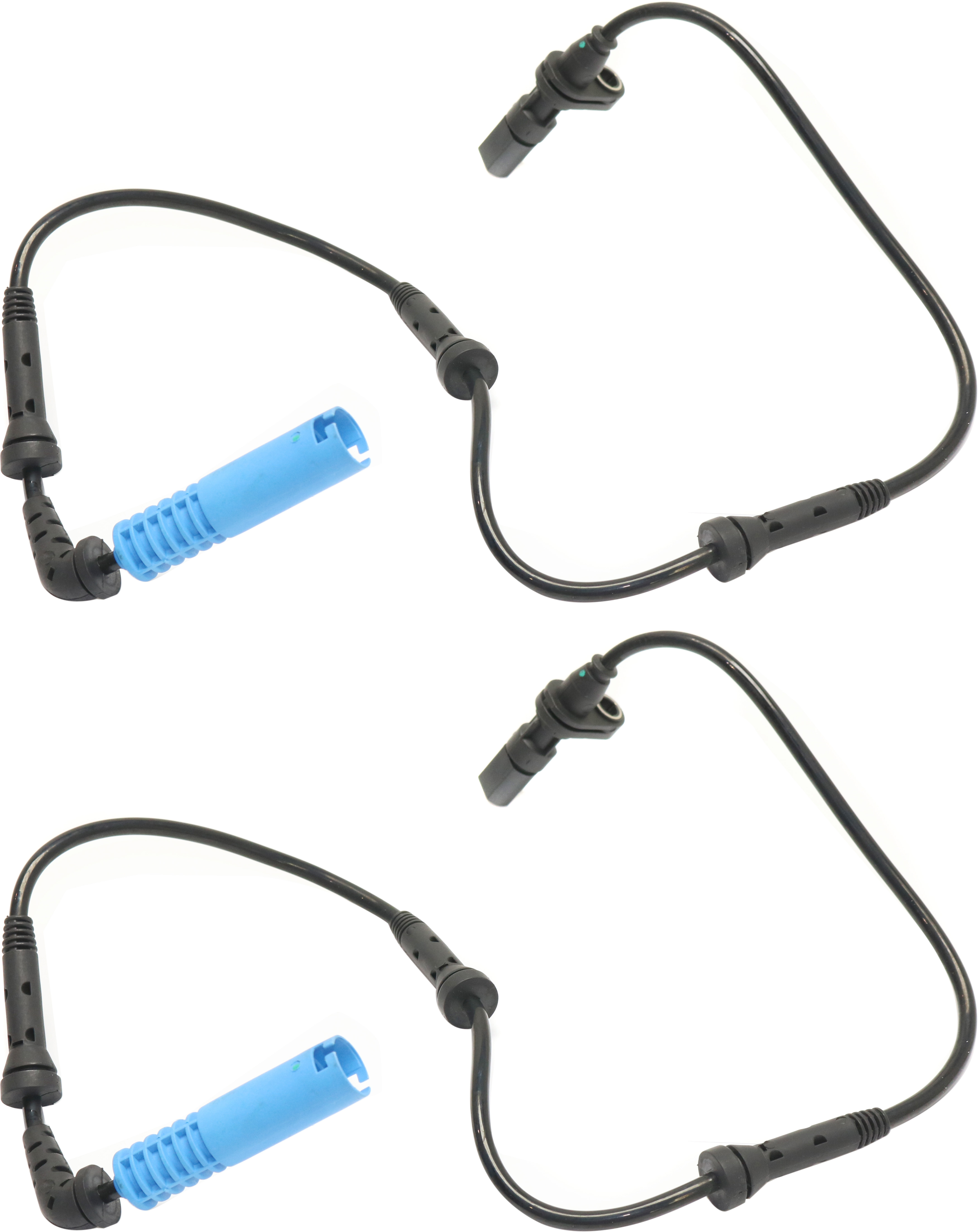 AM 325XI 330XI 01-05 FRONT ABS SPEED SENSOR RH AND LH 2 Male Terminals SKU SET REPB310823-2 OEM 70909-531111-725359-844743-345