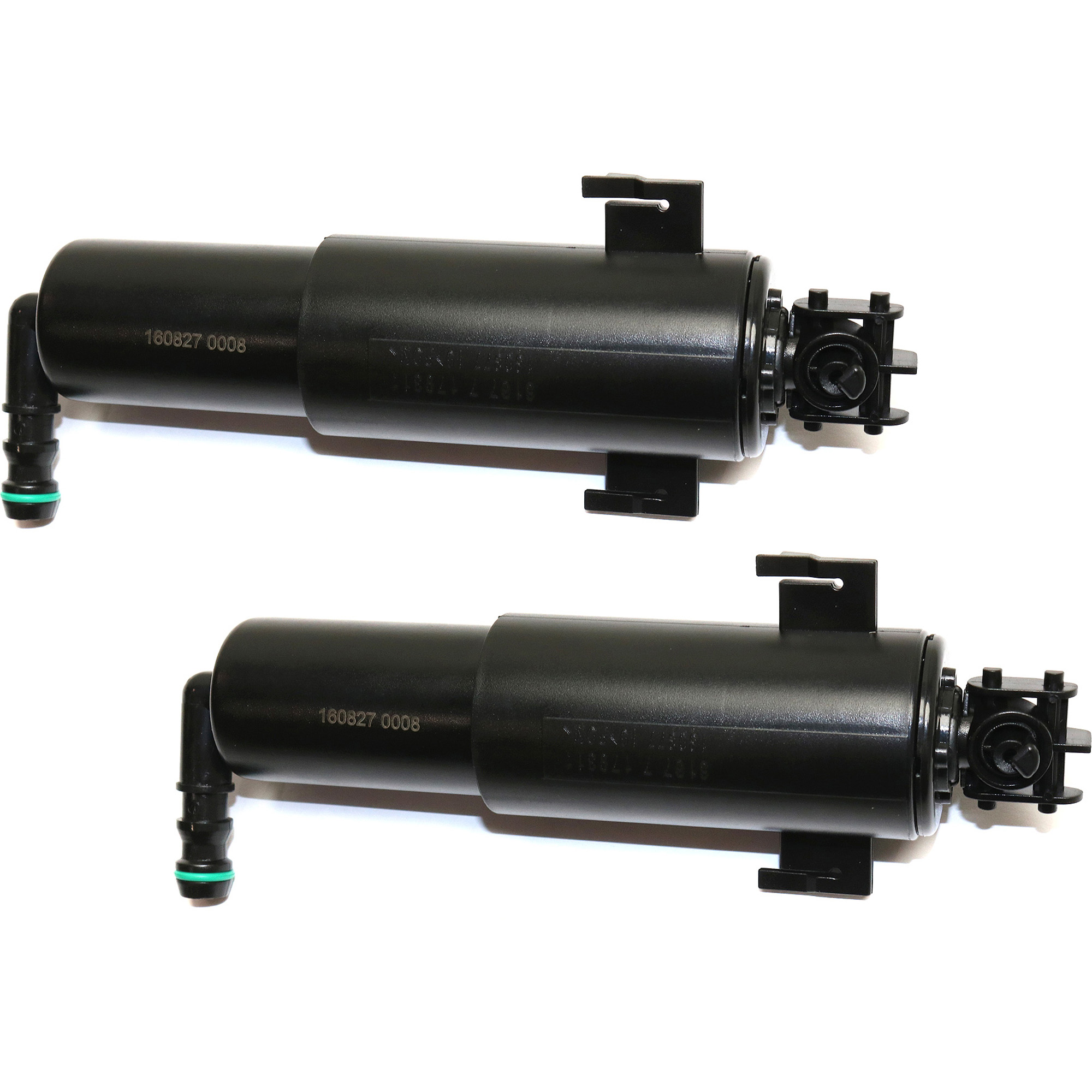 AM 3 SERIES 06-12 HEADLIGHT WASHER NOZZLE RH AND LH SKU SET REPB383801 OEM 61677179311