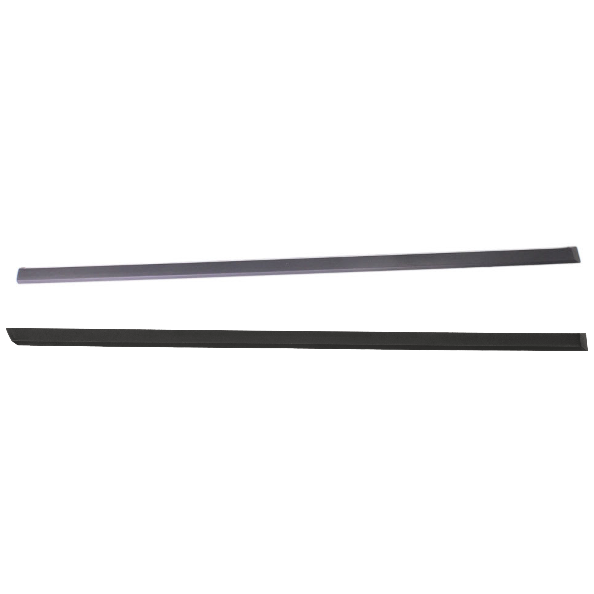 AM 740IL 95-01 FRONT AND REAR DOOR MOLDING AND BELTLINES RH Chrome Black ABS Set of 2 SKU SET REPB461705 A Partslink BM1305110 BM1505108 OEM 51138125350-51138125828