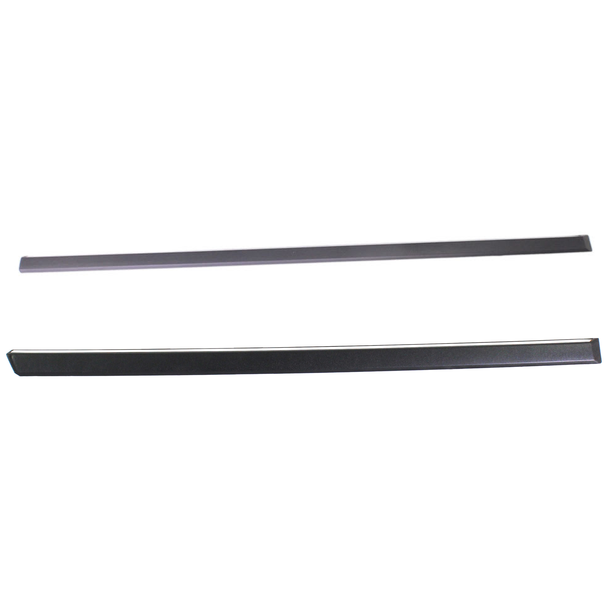AM 740I 95-01 FRONT AND REAR DOOR MOLDING RH Chrome Black ABS SKU SET REPB461705 B Partslink BM1305110 BM1505109 OEM 51138125350-51138125352