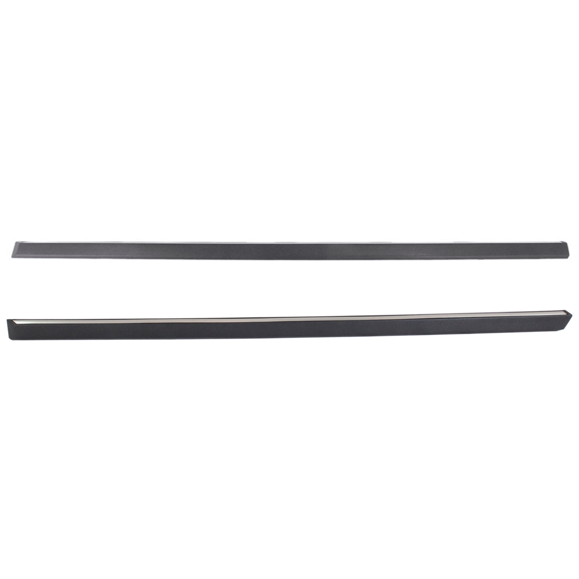 AM 7 SERIES 95-01 FRONT AND REAR DOOR MOLDING LH Chrome Black ABS SKU SET REPB461706 Partslink BM1304110 BM1504108 OEM 51138125349-51138125827