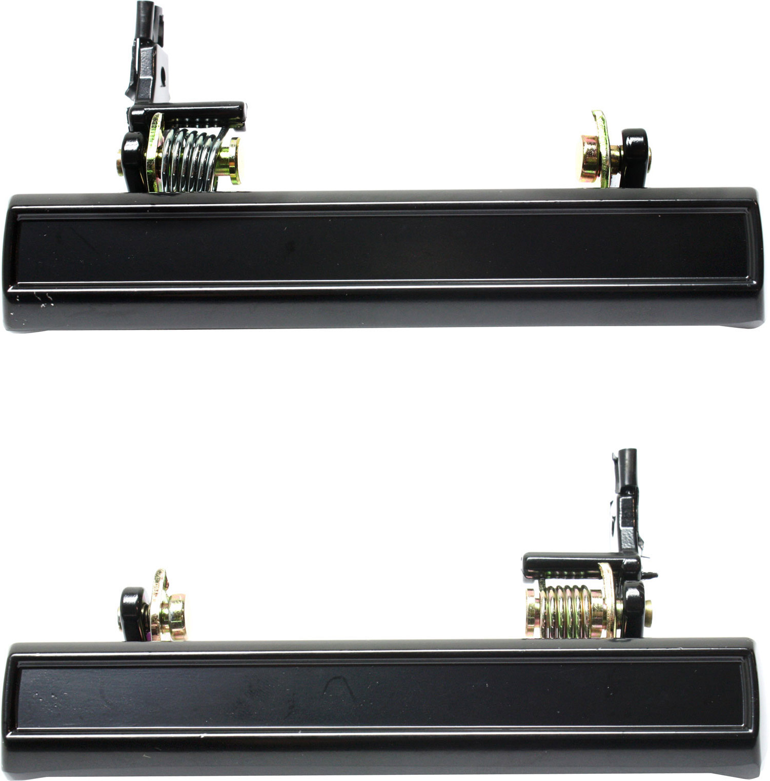 AM MONTE CARLO 78-88 REGAL 82-87 FRONT EXTERIOR DOOR HANDLE RH AND LH Smooth Black Zinc SKU SET REPB462125 OEM 20454212-20454213