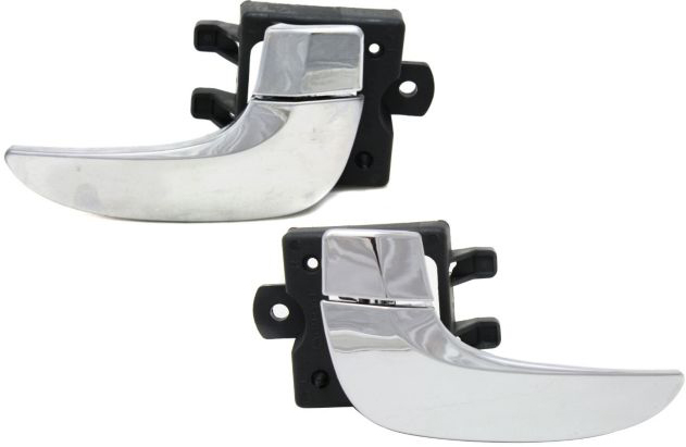 AM RENDEZVOUS 04-05 FRONT DOOR HANDLE RH and LH Inside Chrome Ultra Model SKU SET REPB462139 Partslink GM1353154 GM1352154 OEM 10376823-10376824