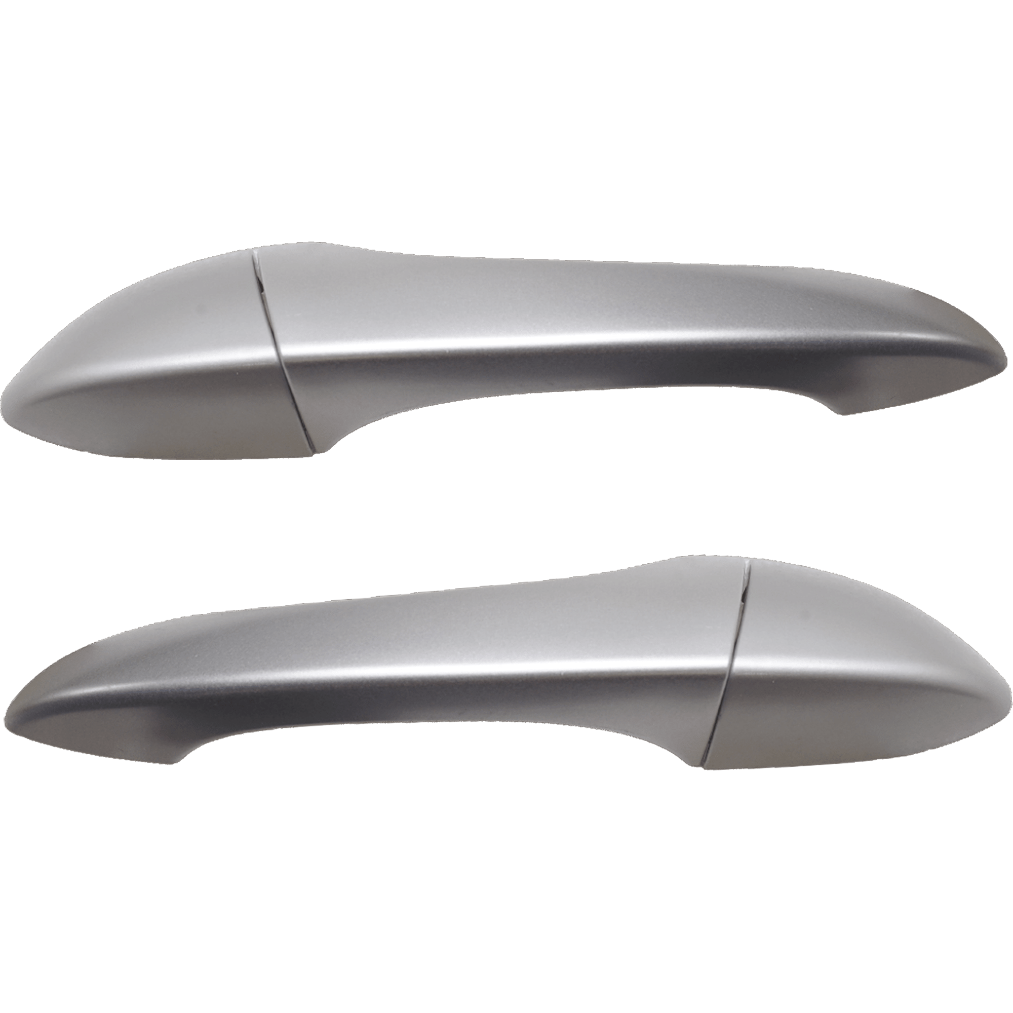 AM X5-00-06 FRONT EXTERIOR DOOR HANDLE RH AND LH Titan Painted Silver With Button Cover and Lever SKU SET REPB462185K OEM 51217002312-51217002316-512170