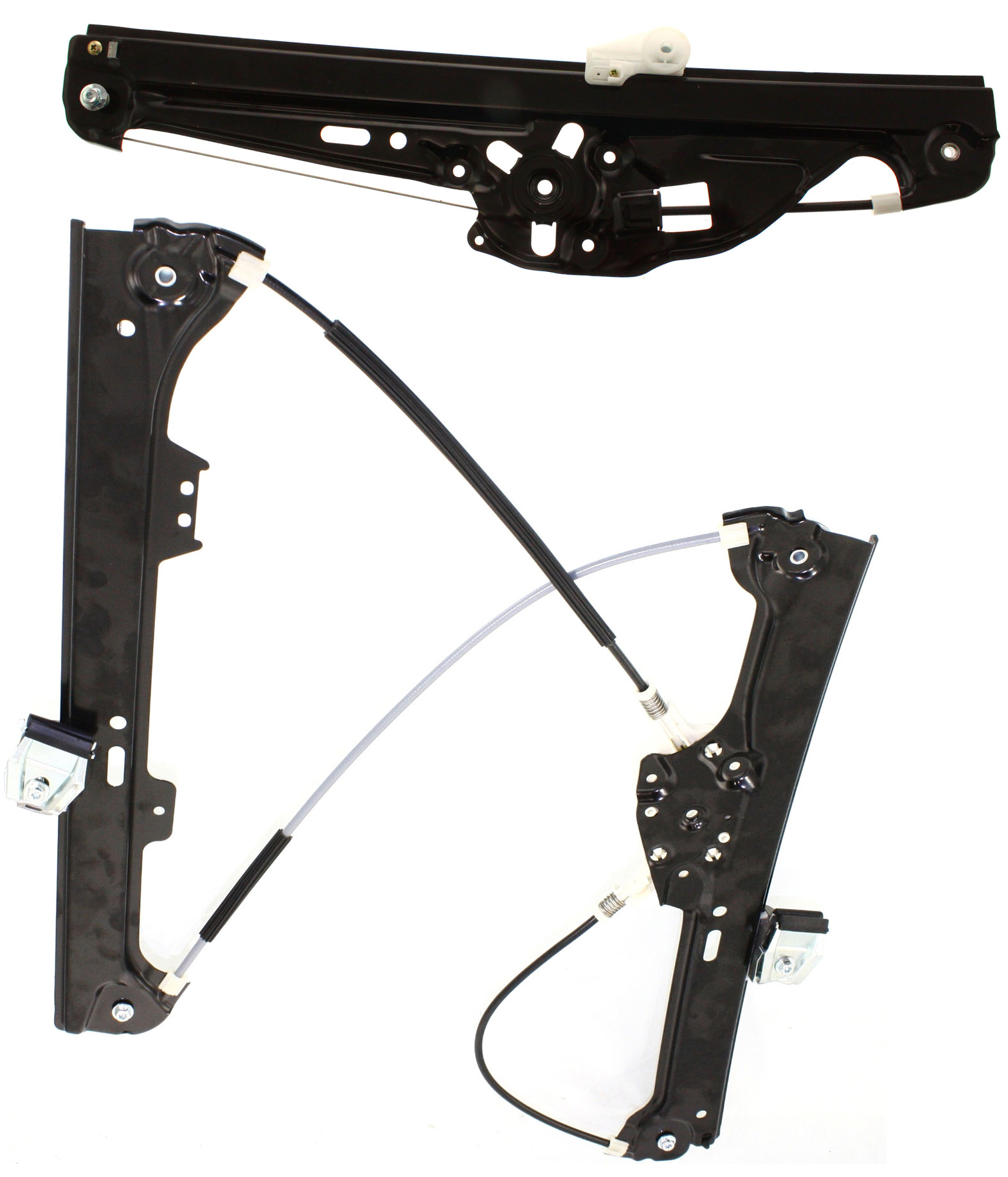 AM 5 SERIES 04-10 FRONT AND REAR WINDOW REGULATOR LH Power w o Motor SKU SET REPB462902-2L Partslink BM1350114 BM1550115 OEM 51337184383-51357184745