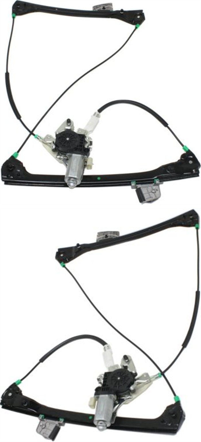 AM 3 SERIES 99-06 FRONT WINDOW REGULATOR RH and LH Power w Motor Convertible Coupe SKU SET REPB462919 Partslink BM1351131 BM1350131 OEM 51338229106 PFM 51338229105 PF