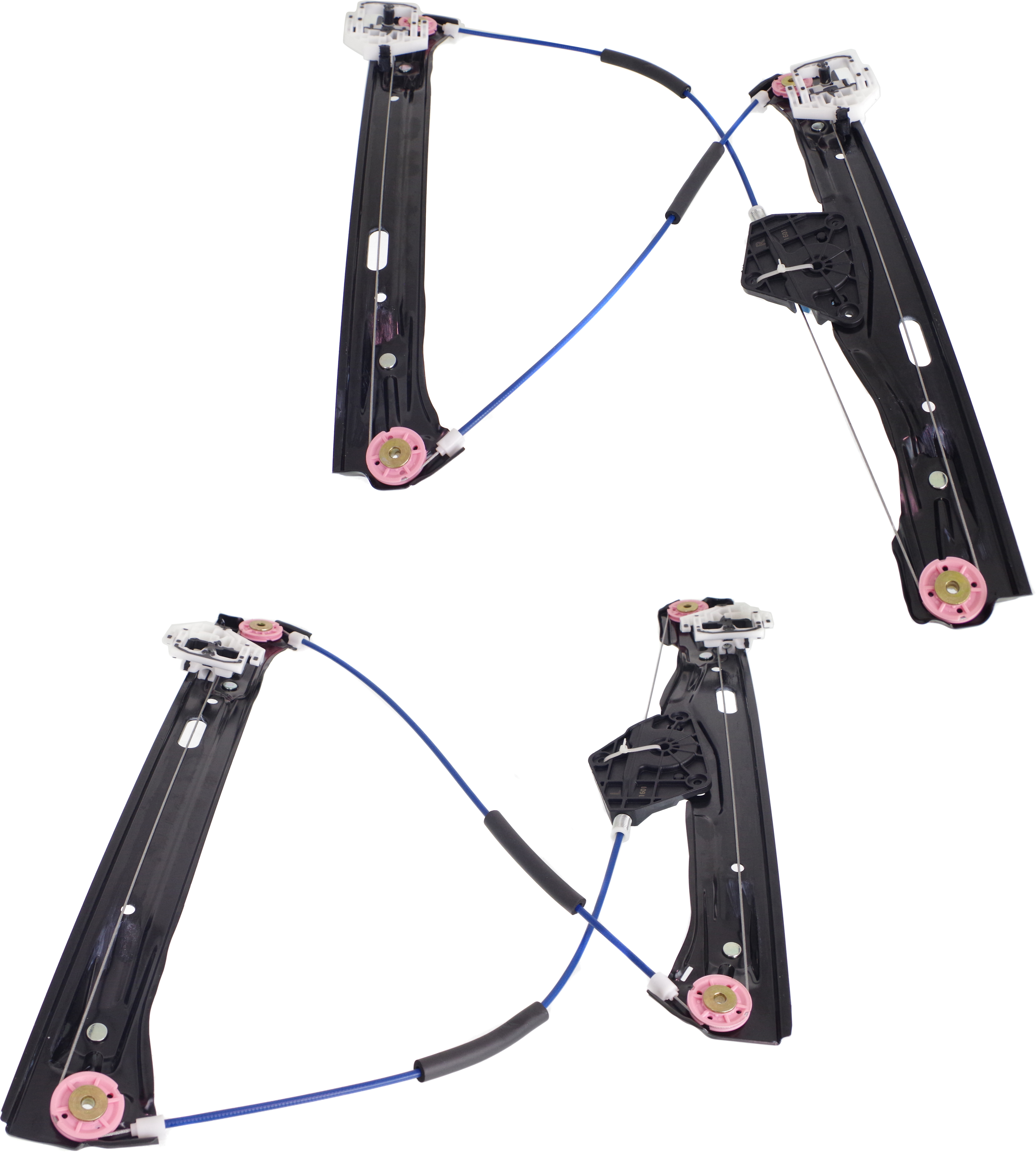 AM 3 SERIES 12-19 FRONT WINDOW REGULATOR RH AND LH Power w o Motor Sedan Wagon 14-17 SKU SET REPB462923 Partslink BM1351120 BM1350120 OEM 5-133-728-188-651-330-000-000