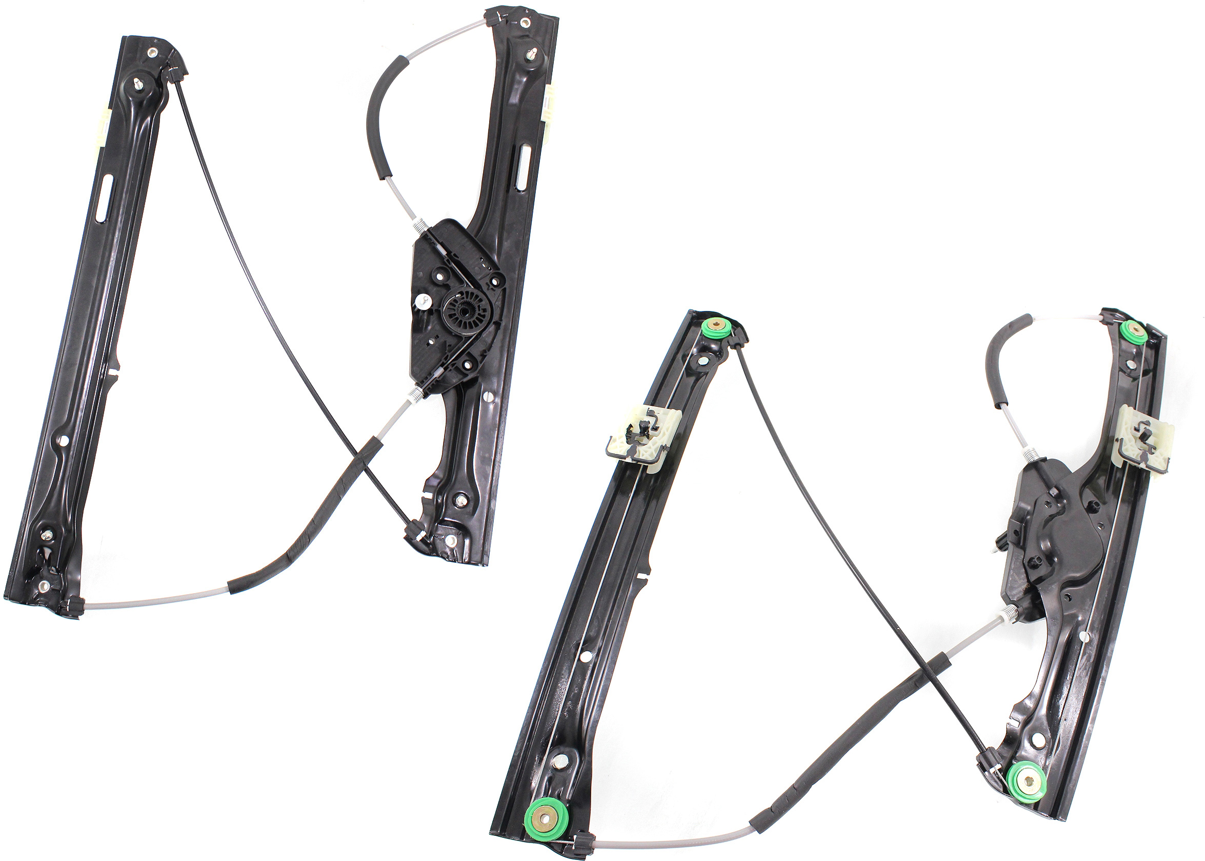 AM X3-13-17 X4-15-18 FRONT WINDOW REGULATOR RH AND LH Power w o Motor SKU SET REPB462925 Partslink BM1351121 BM1350121 OEM 5-133-735-563-651-330-000-000